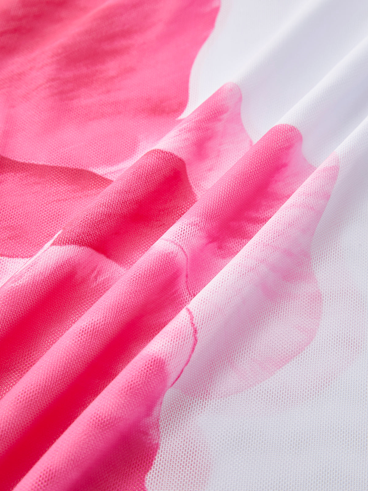 Σετ Μπικίνι Με Φλοράλ Ντεκολτέ Και Ημιδιάφανη Φούστα