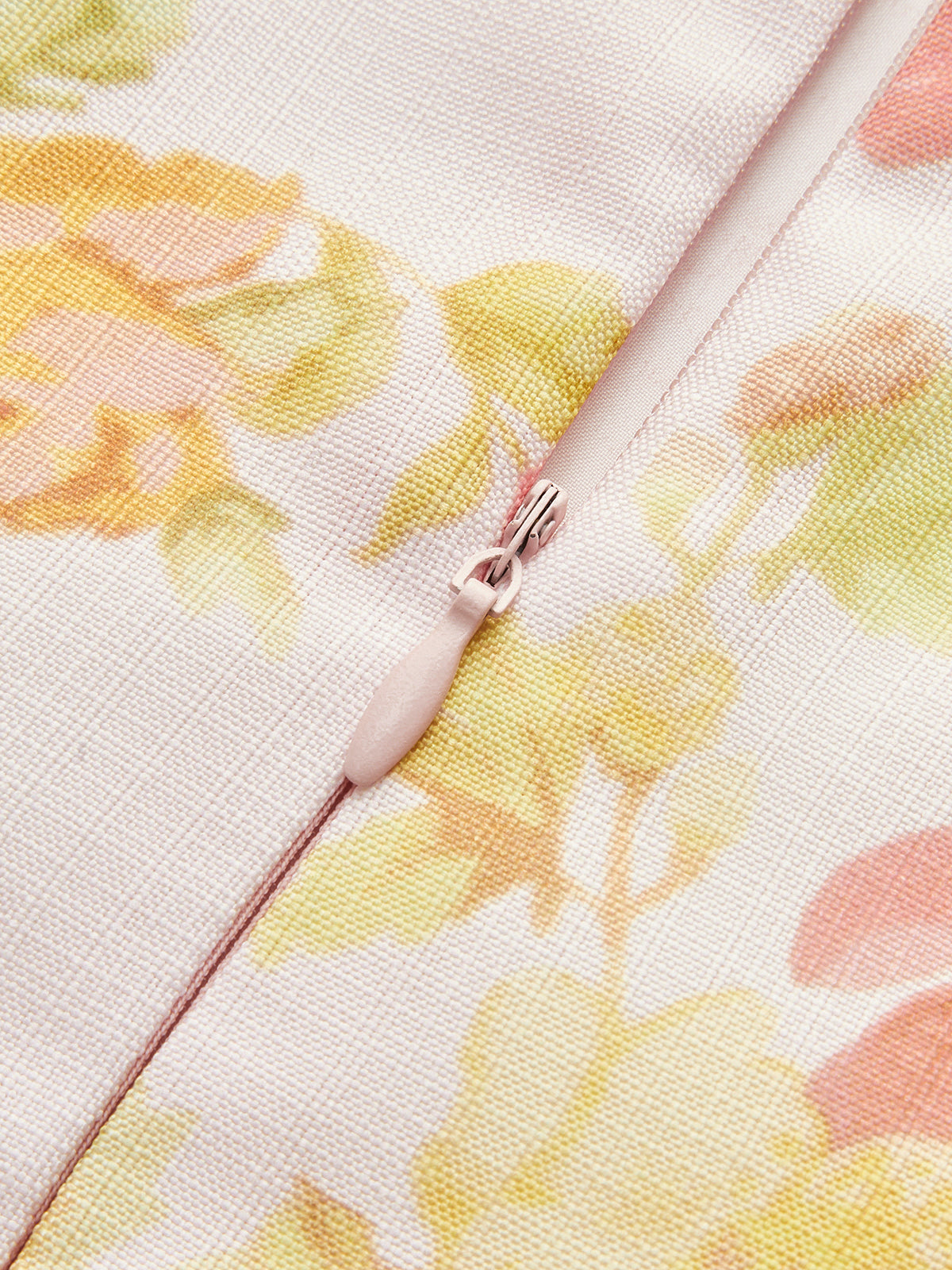 Φόρεμα Macarena Με Φλοράλ Μοτίβο Και Ντεκολτέ Σε Σχήμα Καρδιάς, Αμάνικο