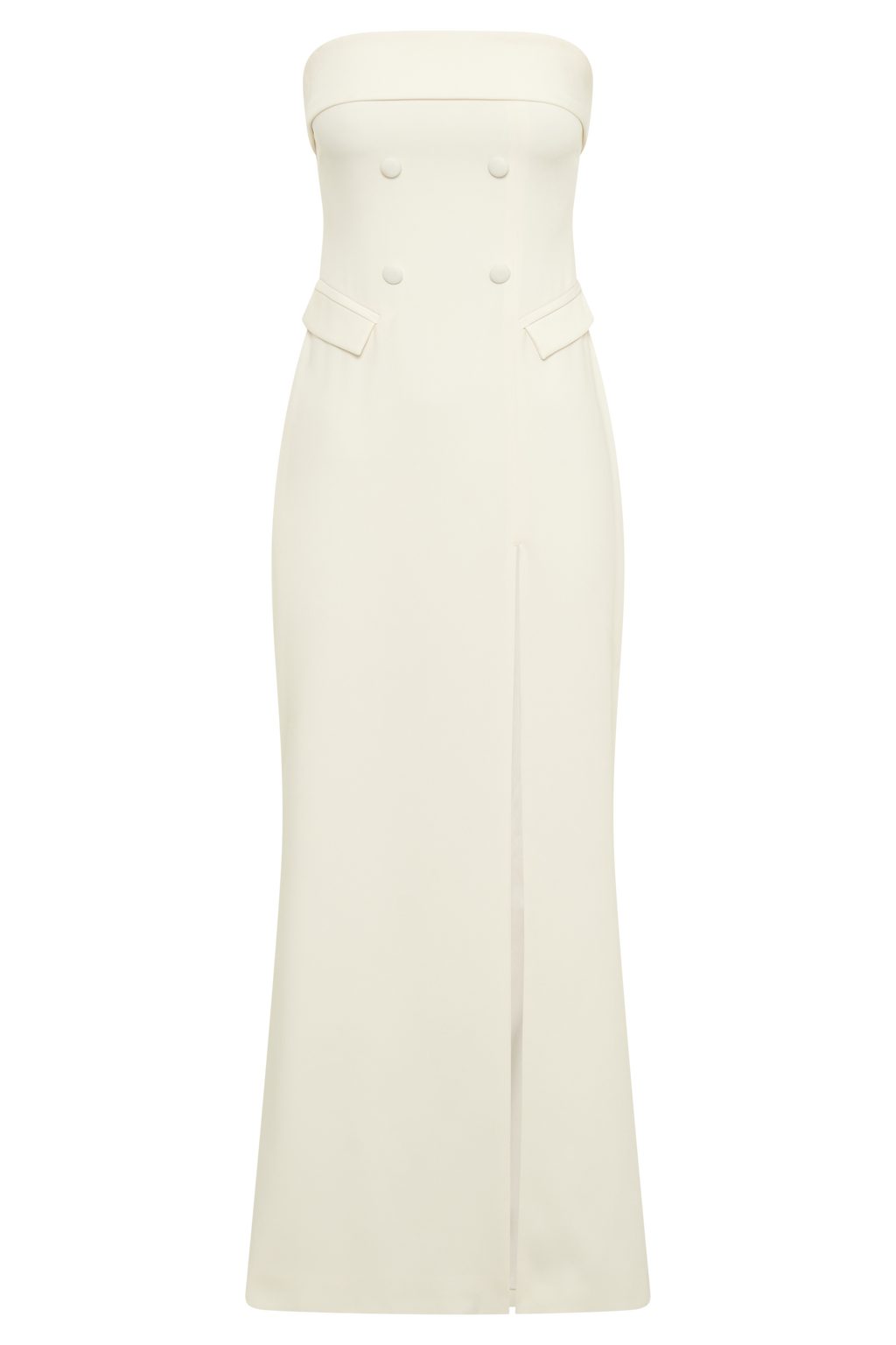 Φόρεμα Abbie Strapless Suit Maxi - Ιβουάρ