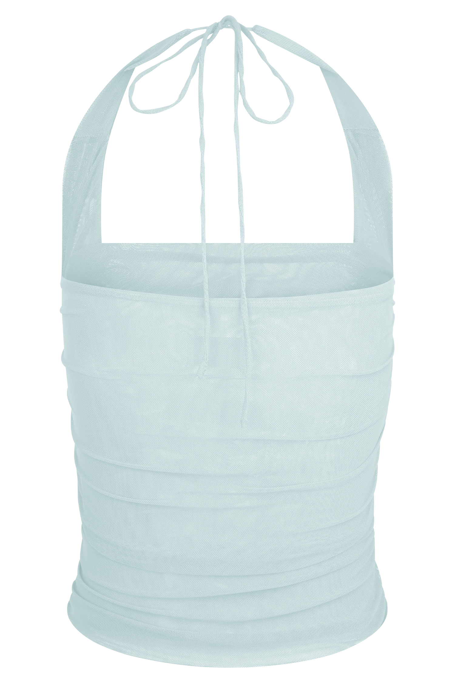 Brooklyn Mesh Crop Top - Ανοιχτό Μπλε