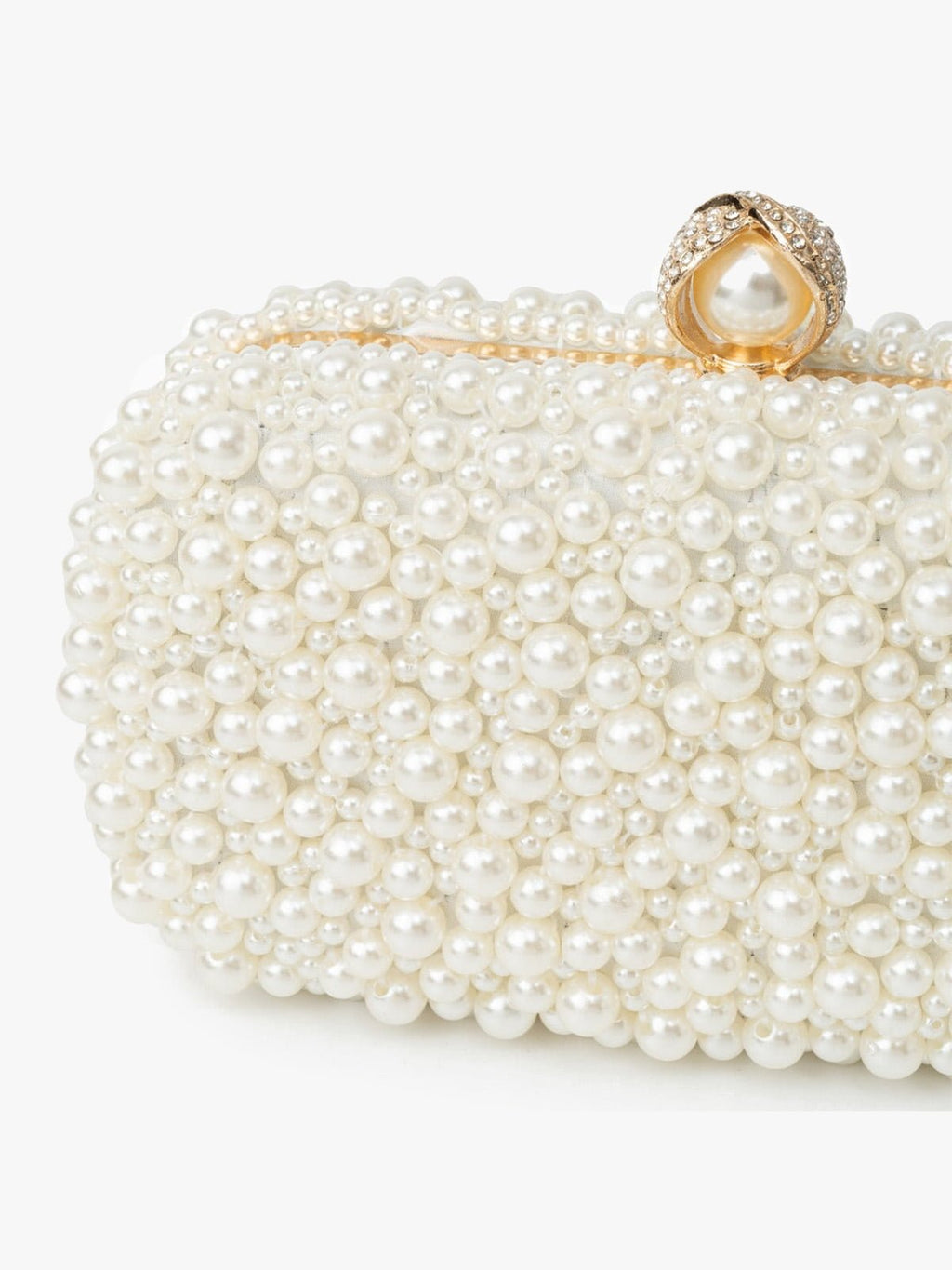 Νυφική Τσάντα Με Χάντρες Από Μαργαριτάρια