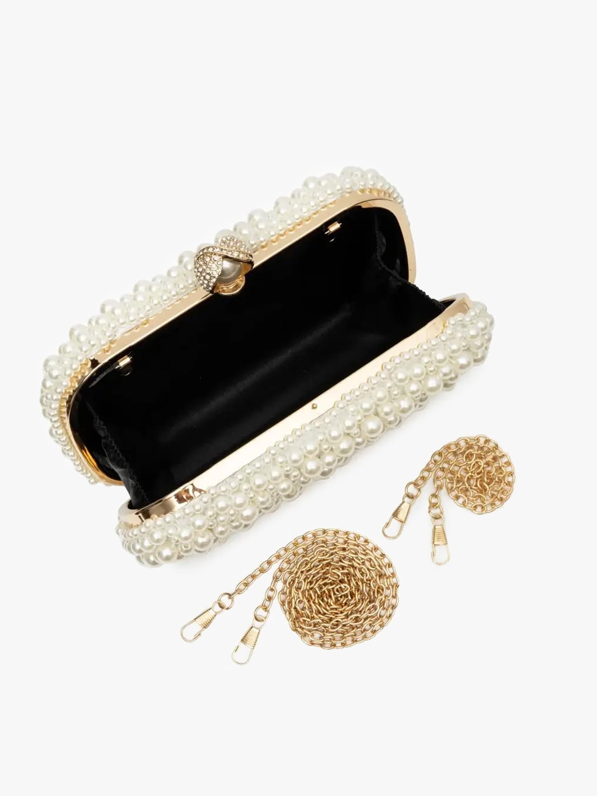 Νυφική Τσάντα Με Χάντρες Από Μαργαριτάρια