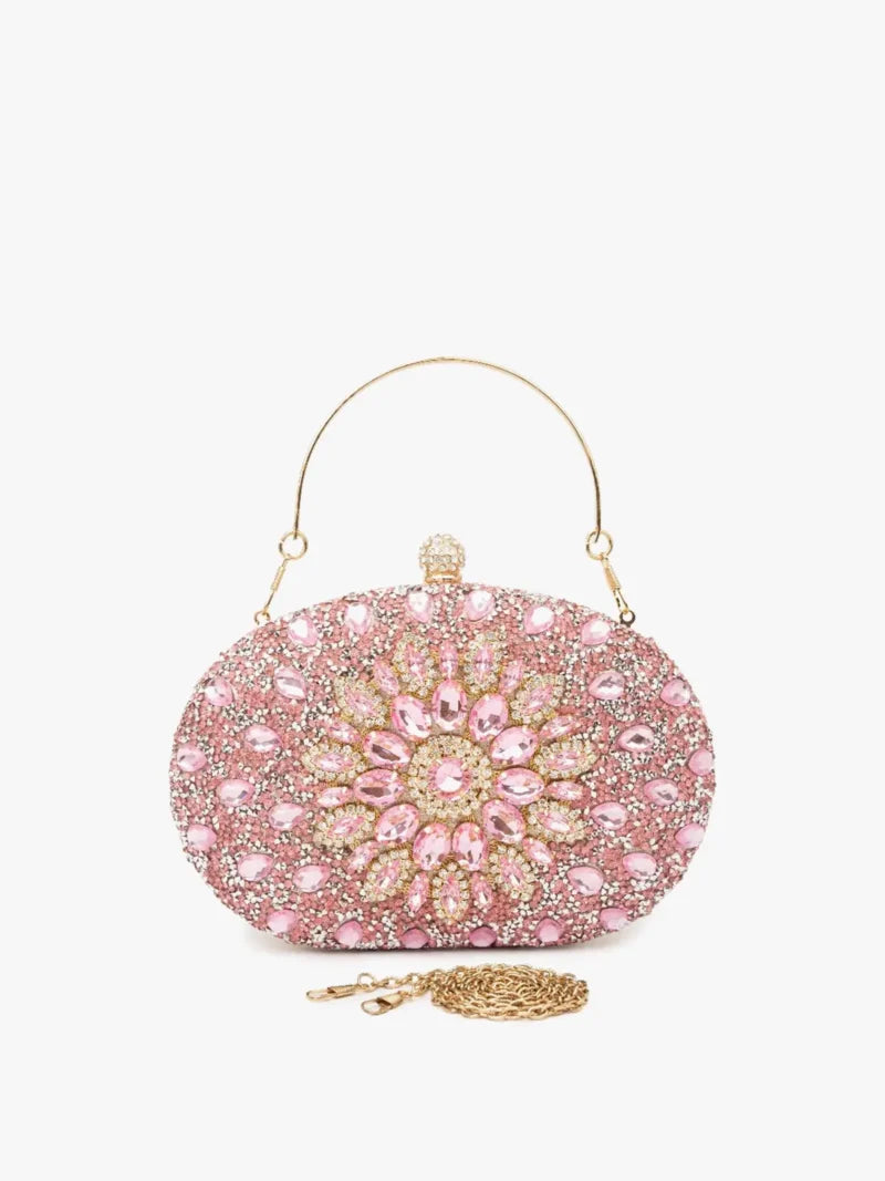 Τσάντα Τσαντάκι Με Γκλίτερ Και Πέτρες