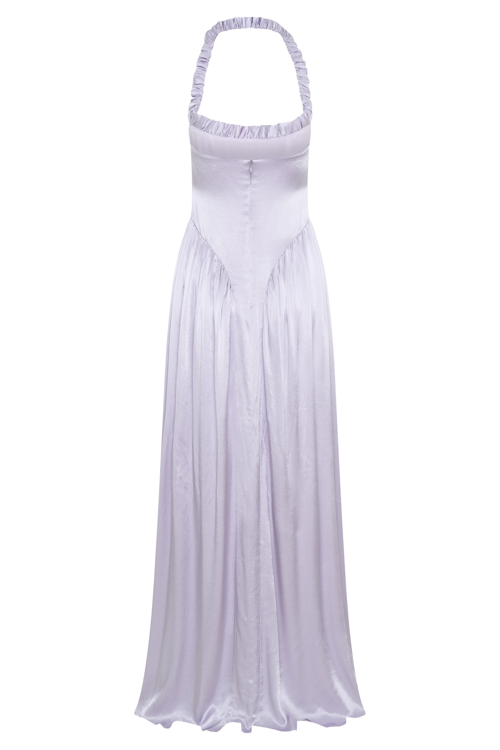 Φόρεμα Coco Με Χαμηλοκάβαλο Και Μακριά Μανίκια - Λιλά