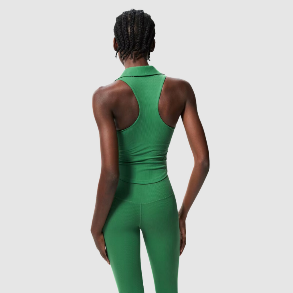 Σετ Αθλητικών Ρούχων Με Γιακά Και Ραβδώσεις