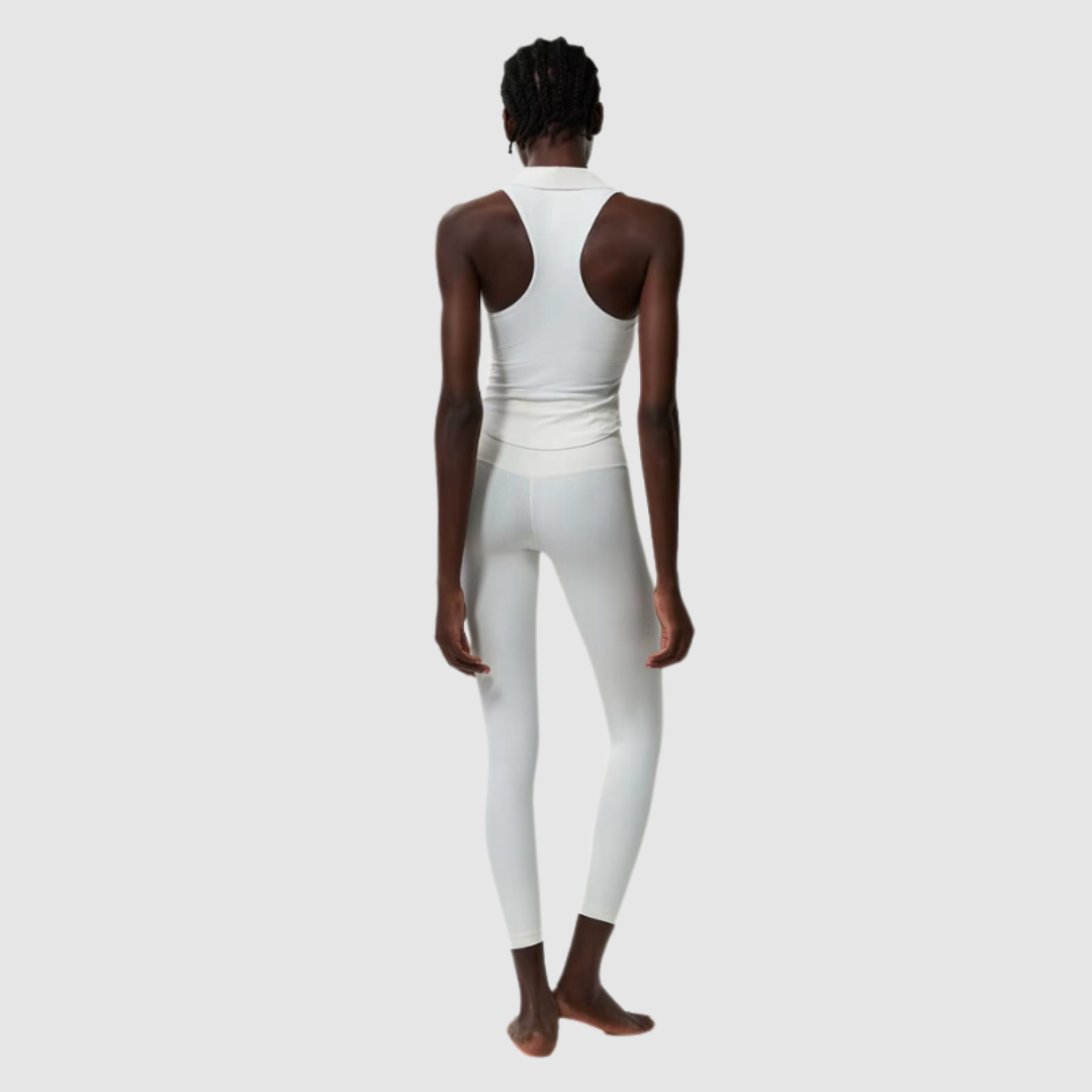 Σετ Αθλητικών Ρούχων Με Γιακά Και Ραβδώσεις