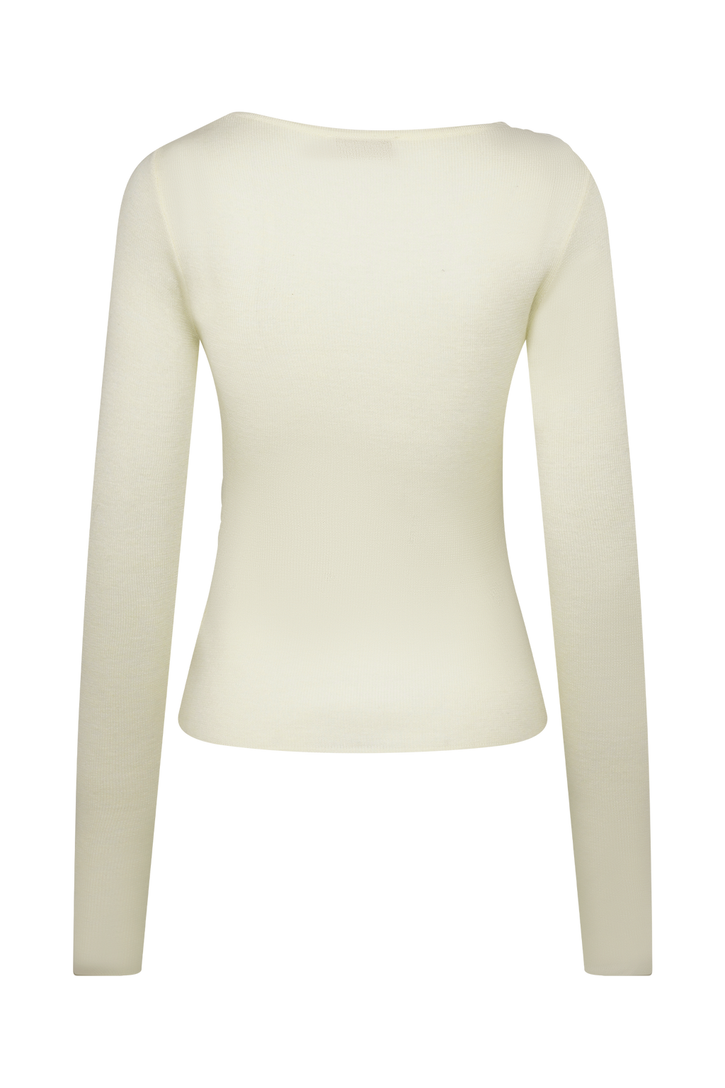 Πλεκτό Μπλούζα Culver Με Ντραπέ Στριφτό - Κρεμ