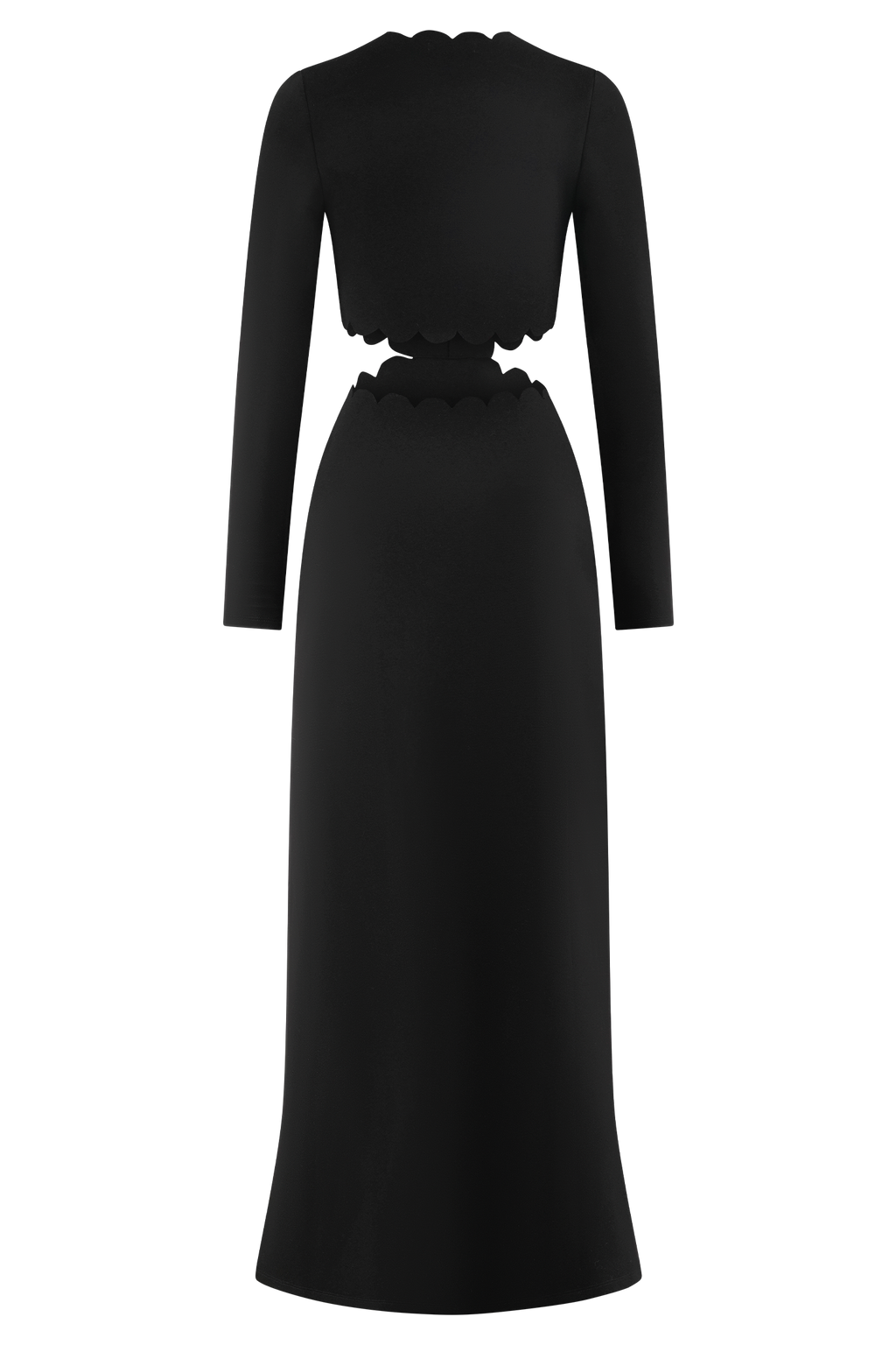 Φόρεμα Cynthia Με Τιράντες Και Λαιμόκοψη - Μαύρο