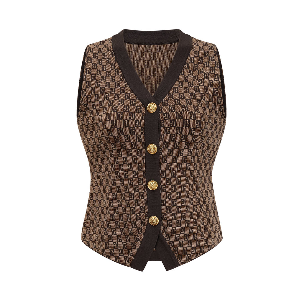 Σετ Ασορτί Μπλούζας Και Παντελονιού Cyrielle Monogram-Jacquard