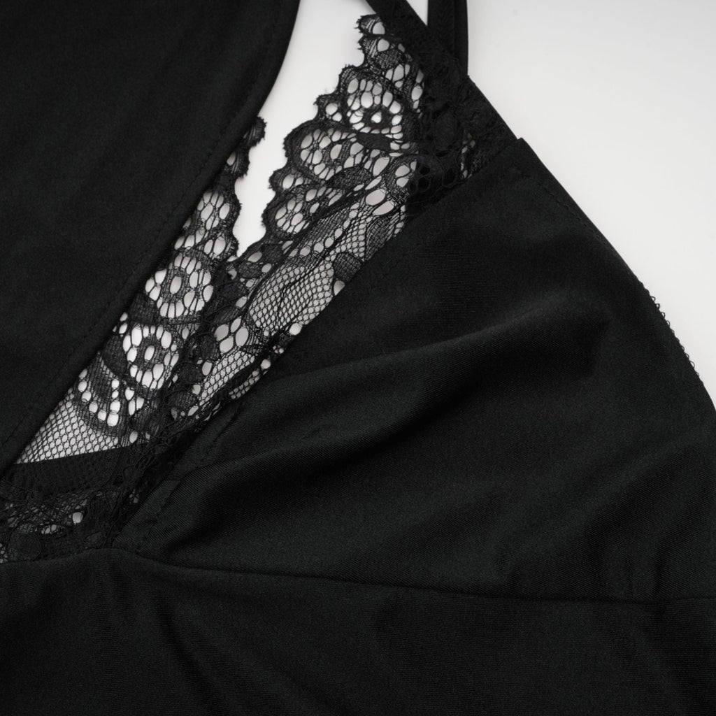 Μίνι Φόρεμα Με Δαντέλα Juana Με Λεπτομέρειες Και Ασύμμετρο Σχέδιο