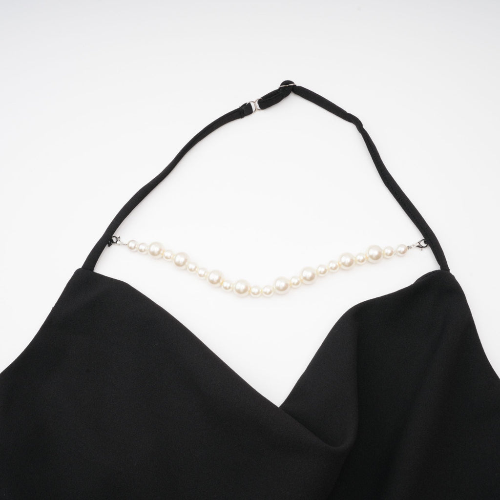 Μίνι Φόρεμα Filomena Με Ψεύτικο Φιόγκο Και Λεπτομέρειες Από Μαργαριτάρι