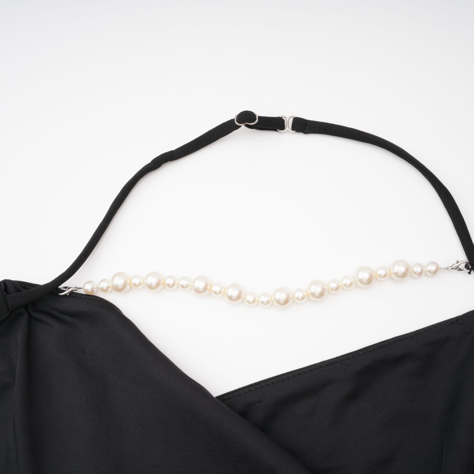 Μίνι Φόρεμα Filomena Με Ψεύτικο Φιόγκο Και Λεπτομέρειες Από Μαργαριτάρι