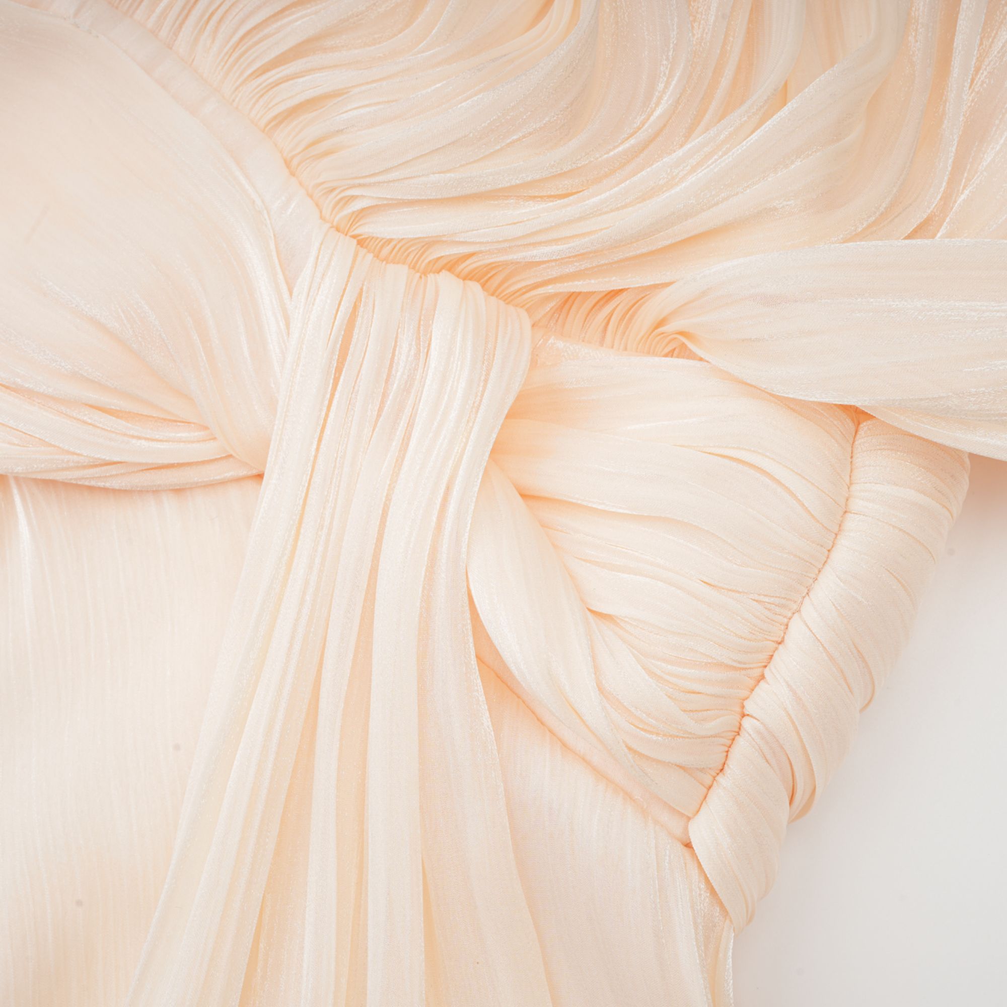 Μίνι Φόρεμα Με Βολάν Και Πλισέ Τελείωμα Eugénie Neutral