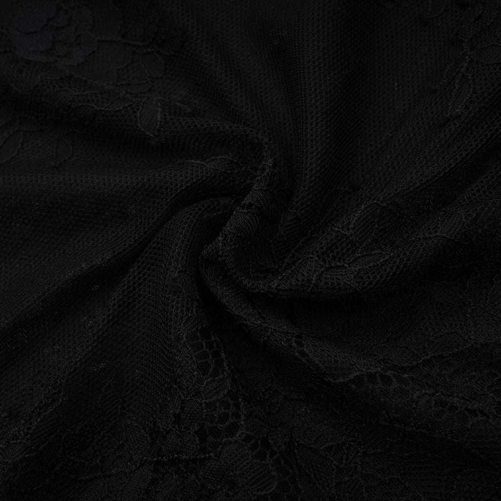 Μαύρο Μάξι Φόρεμα Irène Με Σταυρωτό Κρύσταλλο Και Διακόσμηση