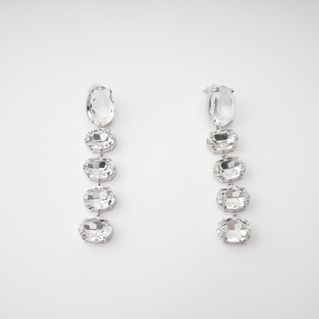 Κρεμαστά Σκουλαρίκια Felicia Διακοσμημένα Με Κρύσταλλα