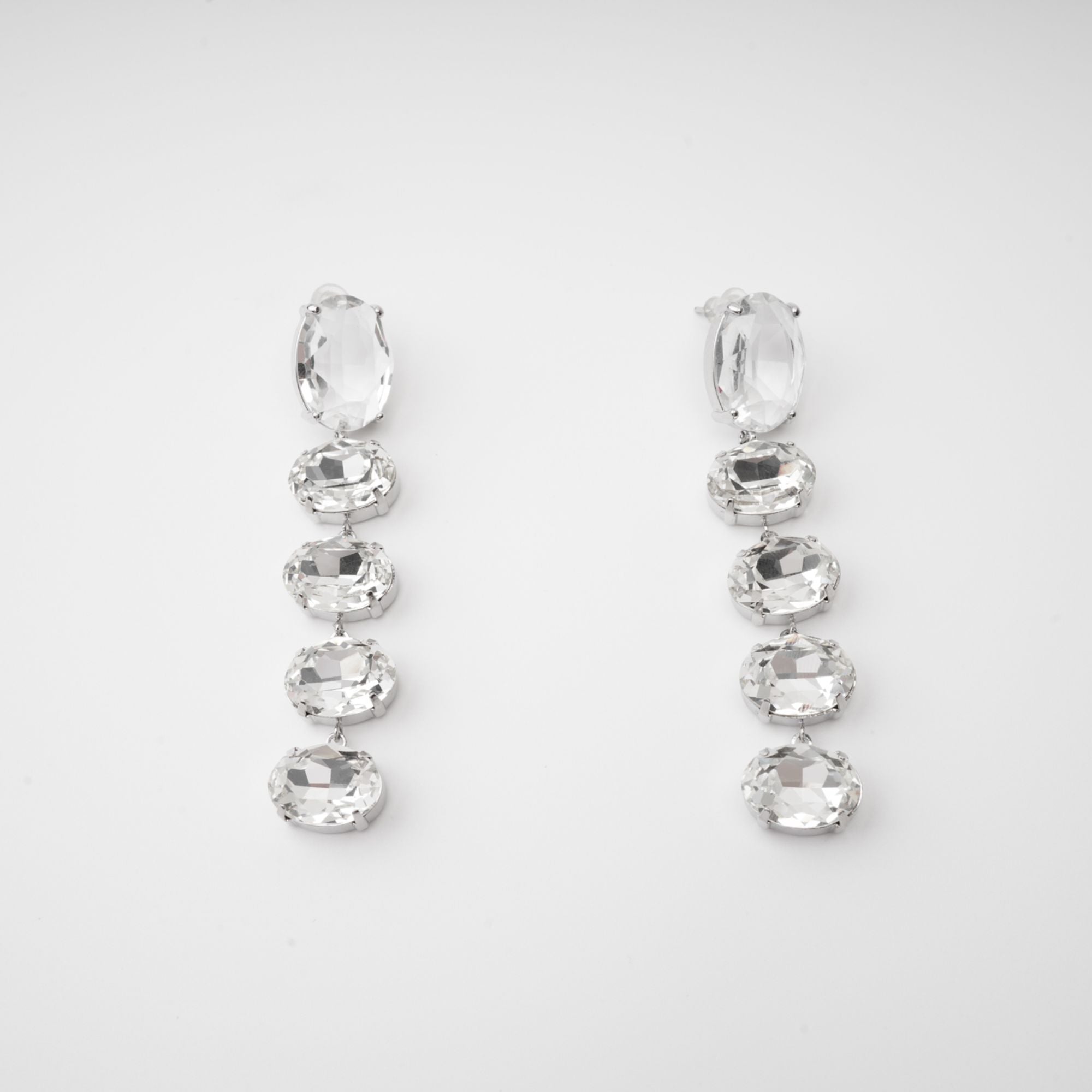 Κρεμαστά Σκουλαρίκια Felicia Διακοσμημένα Με Κρύσταλλα