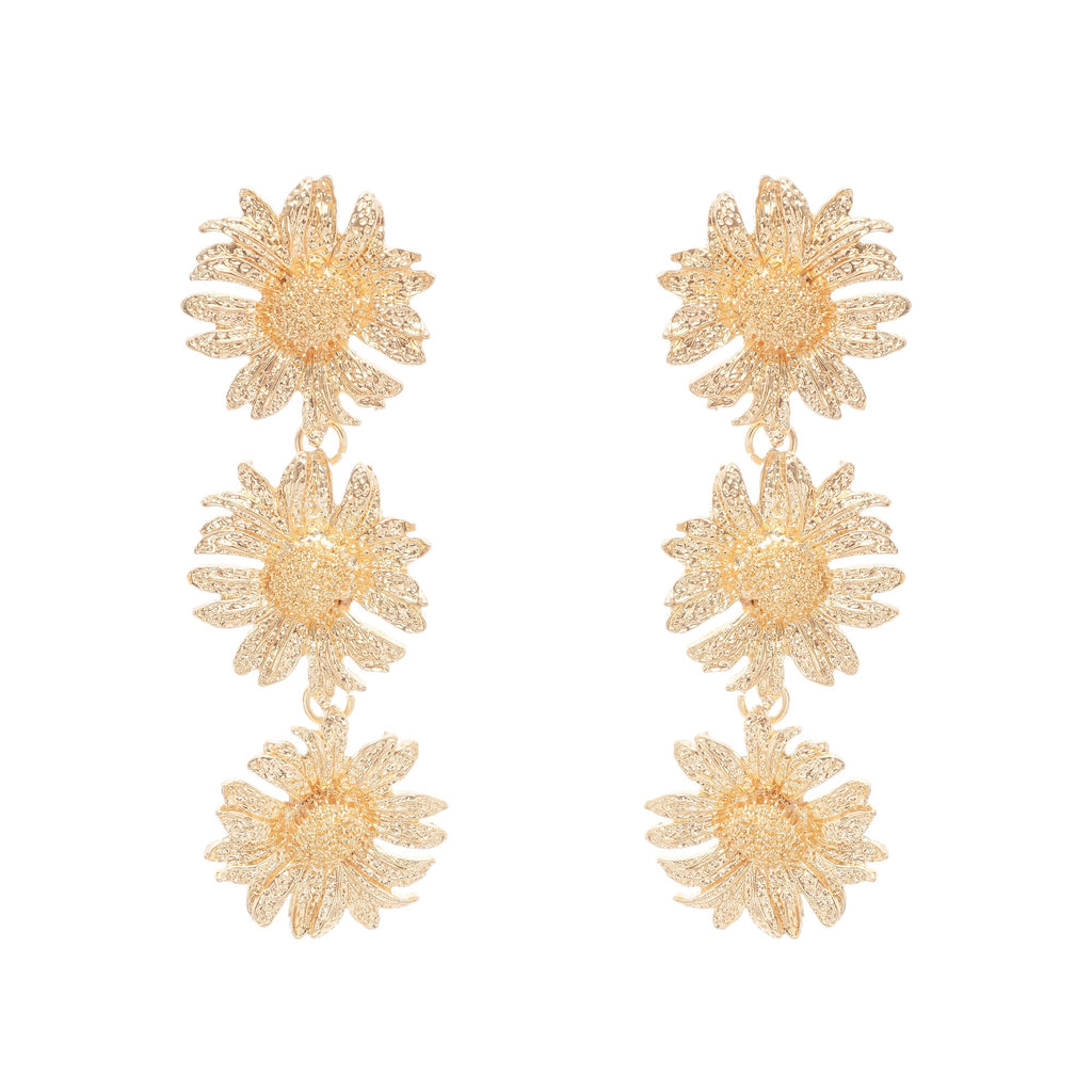 Σκουλαρίκια Με Ηλιοτρόπια Eleonore