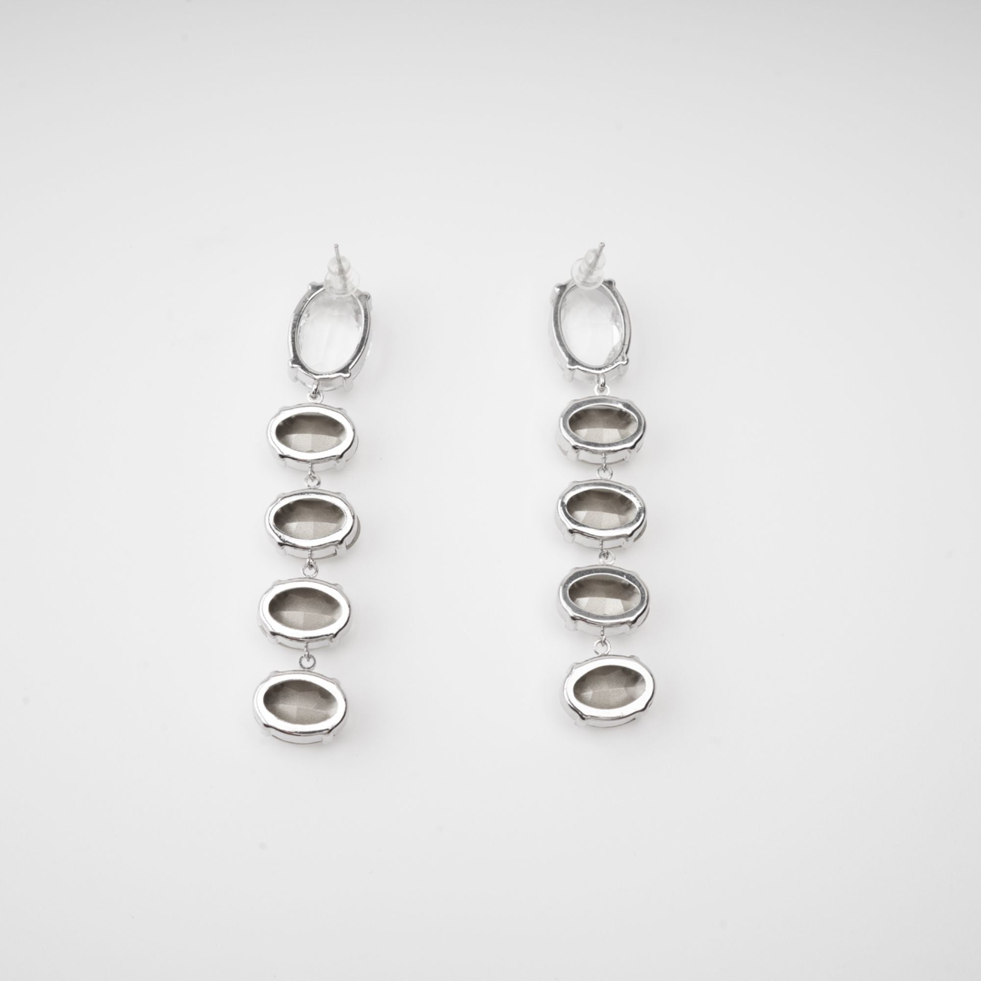 Κρεμαστά Σκουλαρίκια Felicia Διακοσμημένα Με Κρύσταλλα