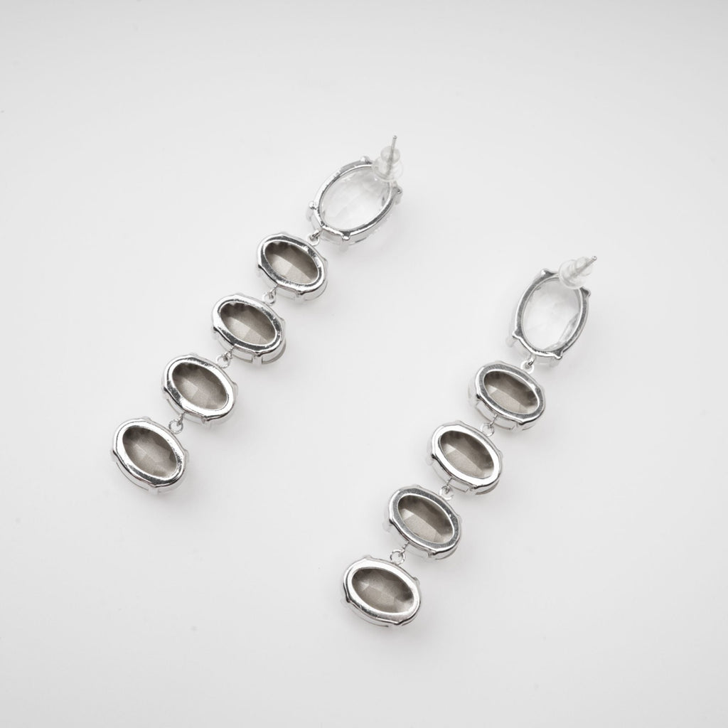 Κρεμαστά Σκουλαρίκια Felicia Διακοσμημένα Με Κρύσταλλα