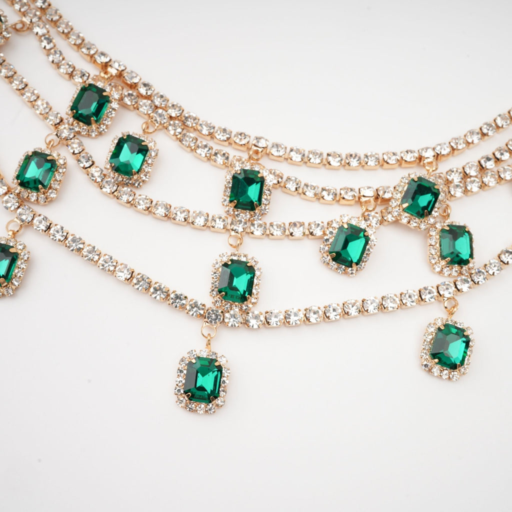 Κολιέ Με Κρυστάλλινα Κλιμακωτά Frederica