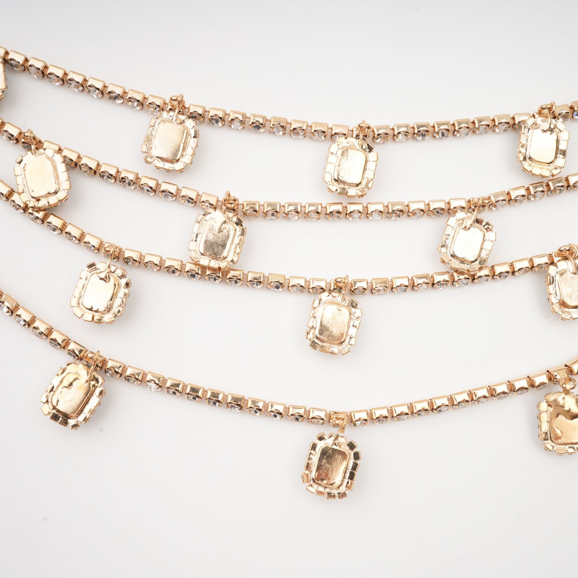 Κολιέ Με Κρυστάλλινα Κλιμακωτά Frederica