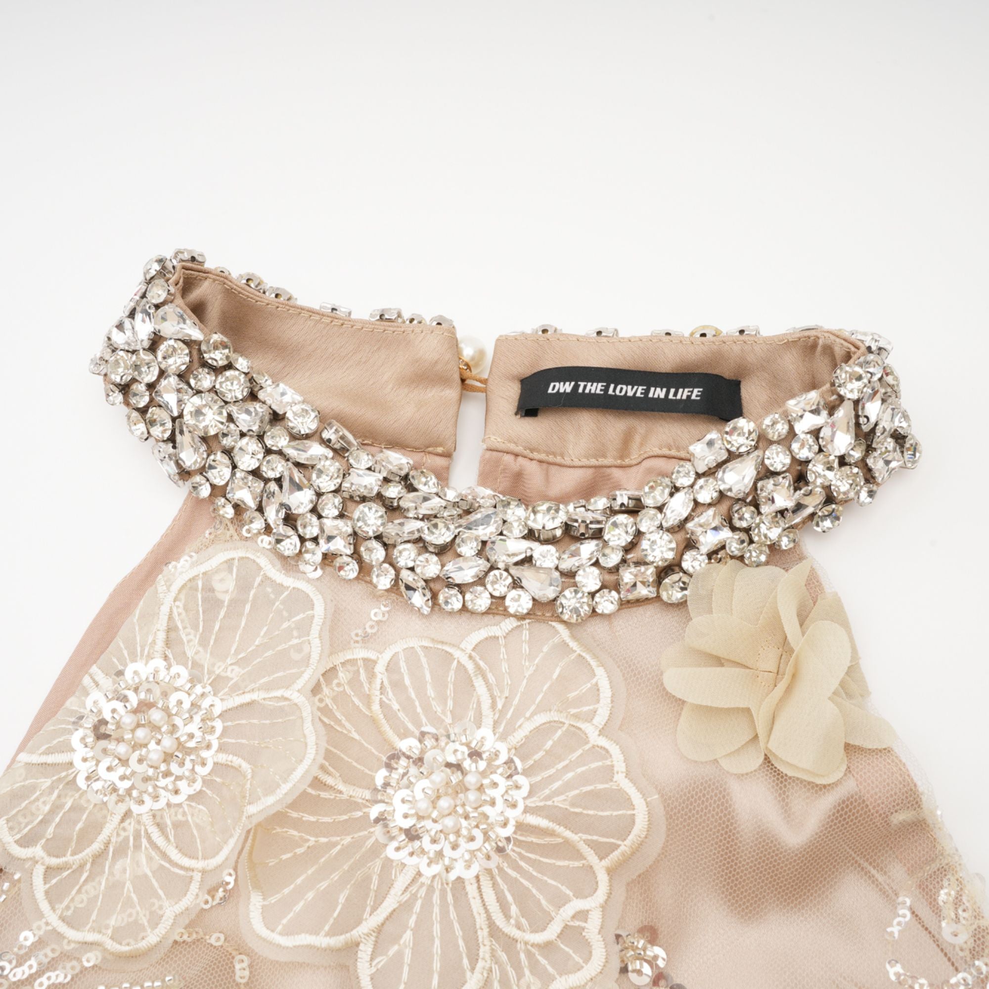 Μίνι Φόρεμα Liane Με Φλοράλ Κέντημα