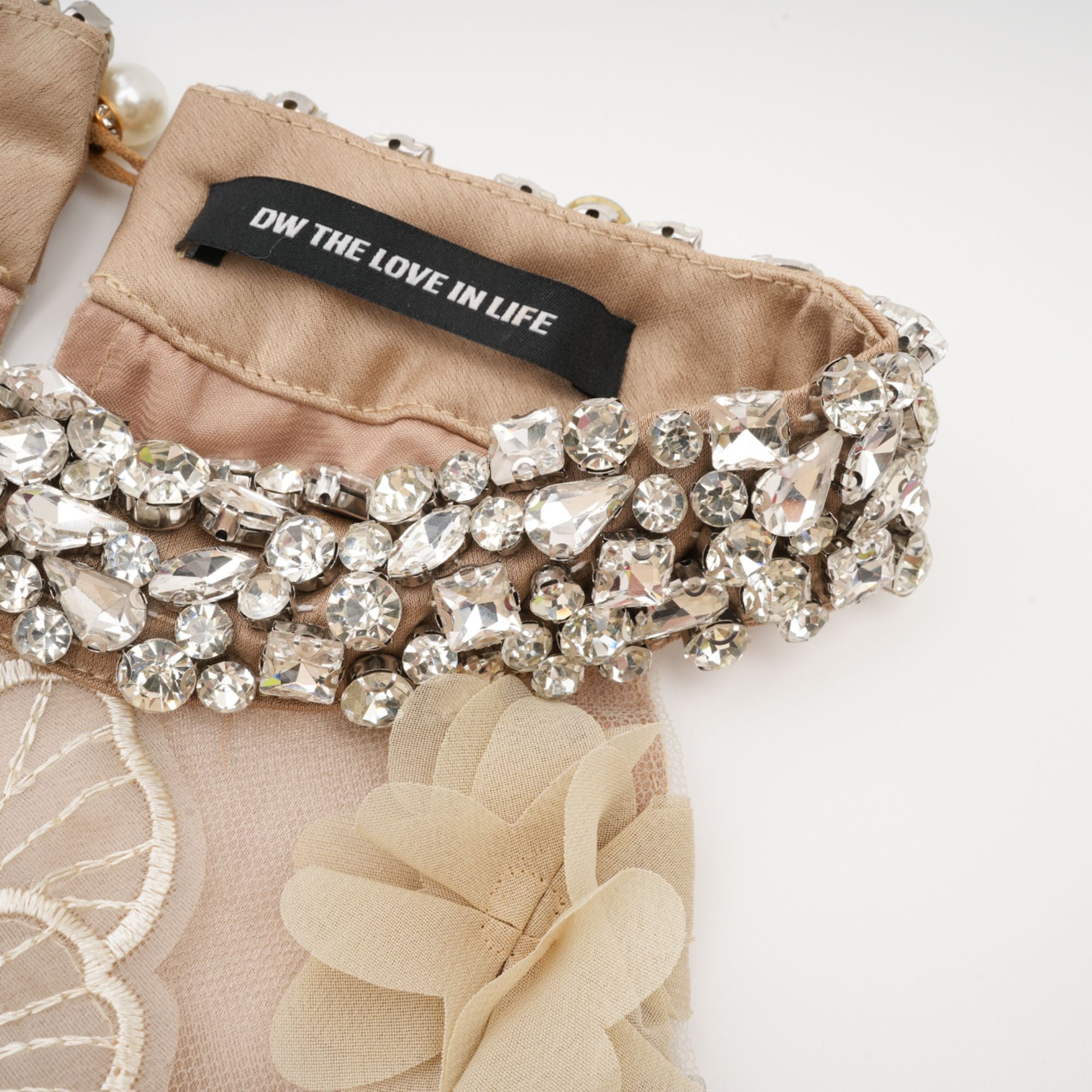 Μίνι Φόρεμα Liane Με Φλοράλ Κέντημα