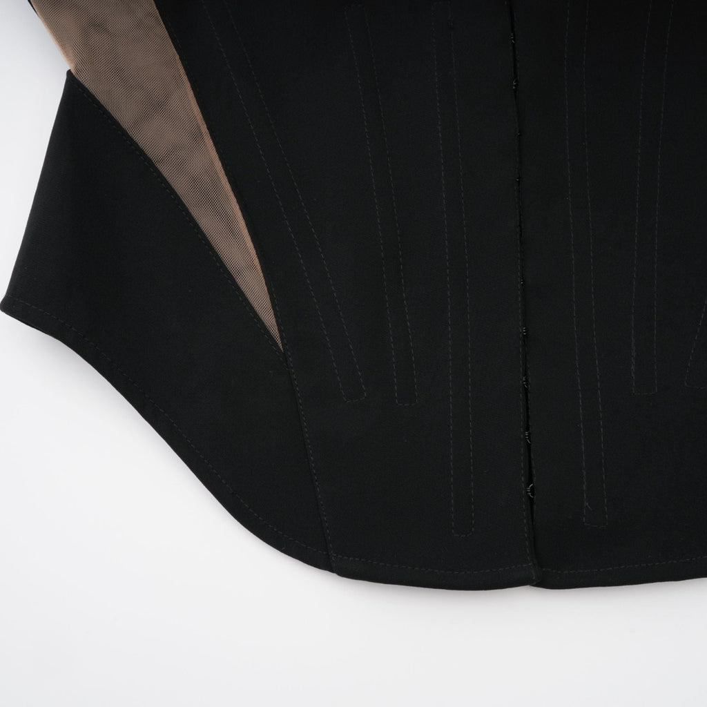 Chicca Μπουφάν Κορσέ Με Πάνελ