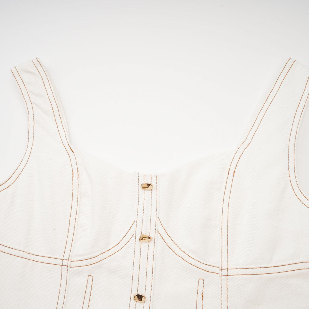 Σετ Ασορτί Μπλούζας Και Φούστας Από Τζιν Brielle