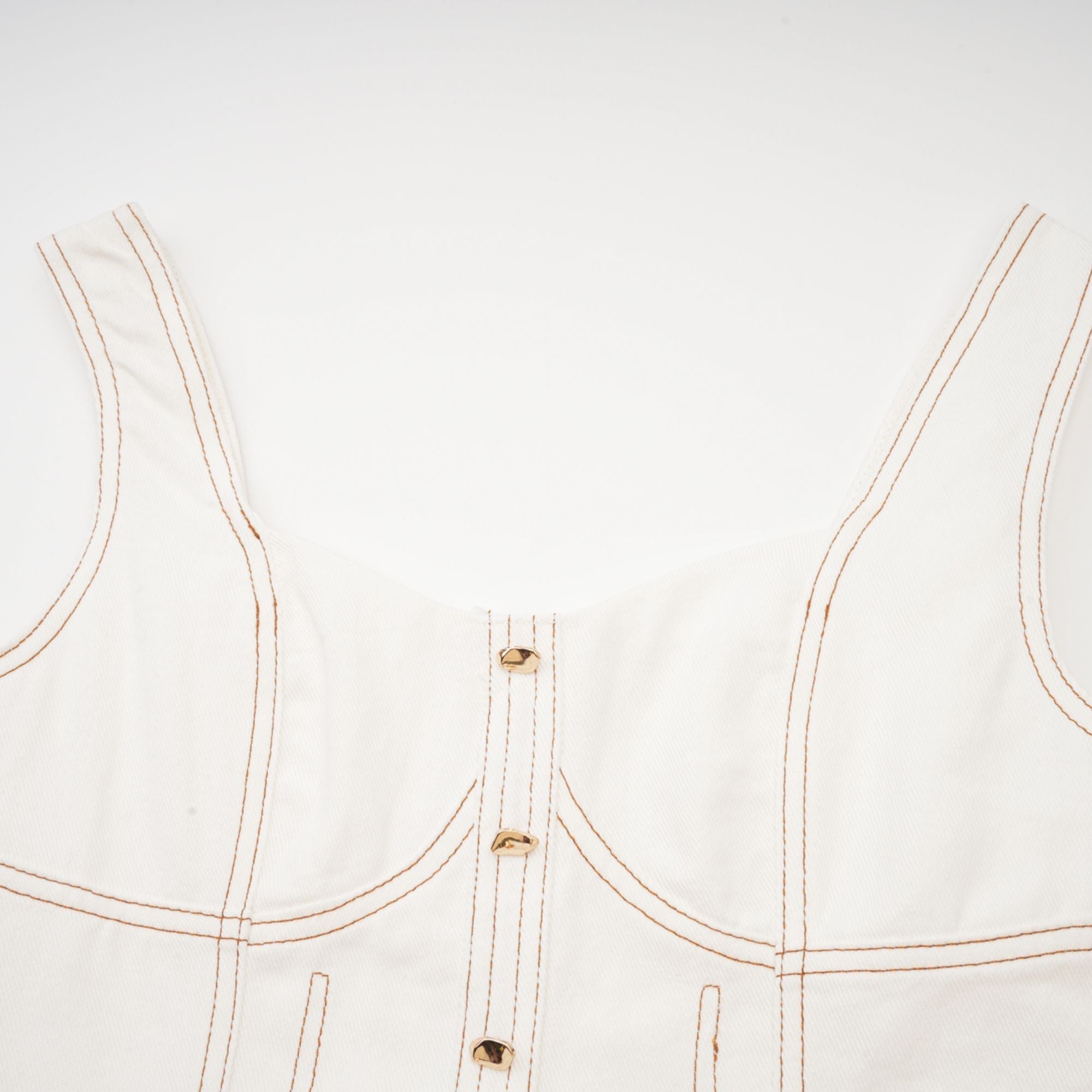 Σετ Ασορτί Μπλούζας Και Φούστας Από Τζιν Brielle