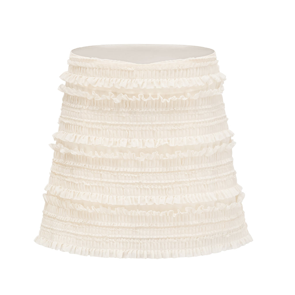 Σετ Ασορτί Μπλούζας Και Φούστας Leonida Με Βολάν