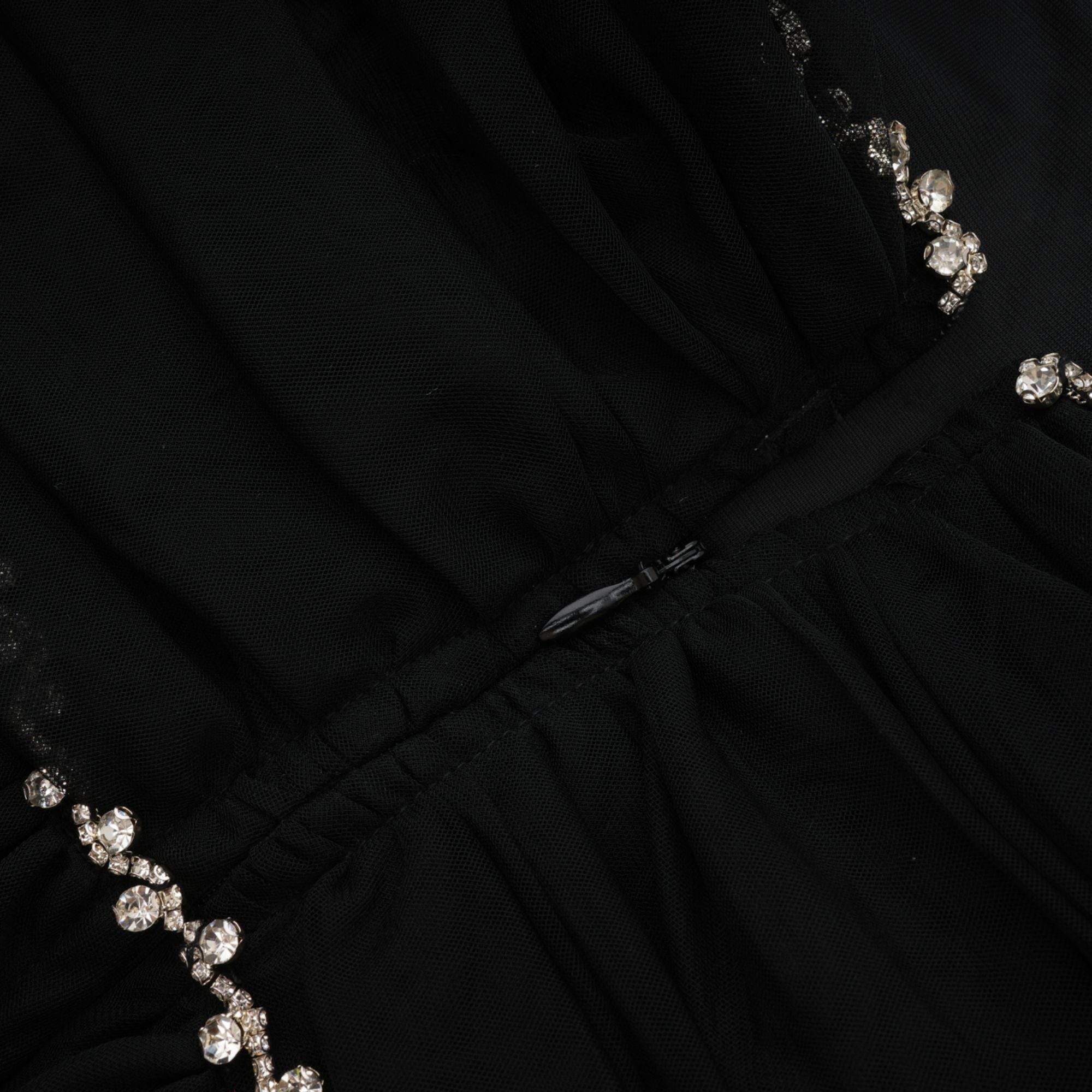 Μίνι Φόρεμα Από Τούλι Με Κέντημα Catriona