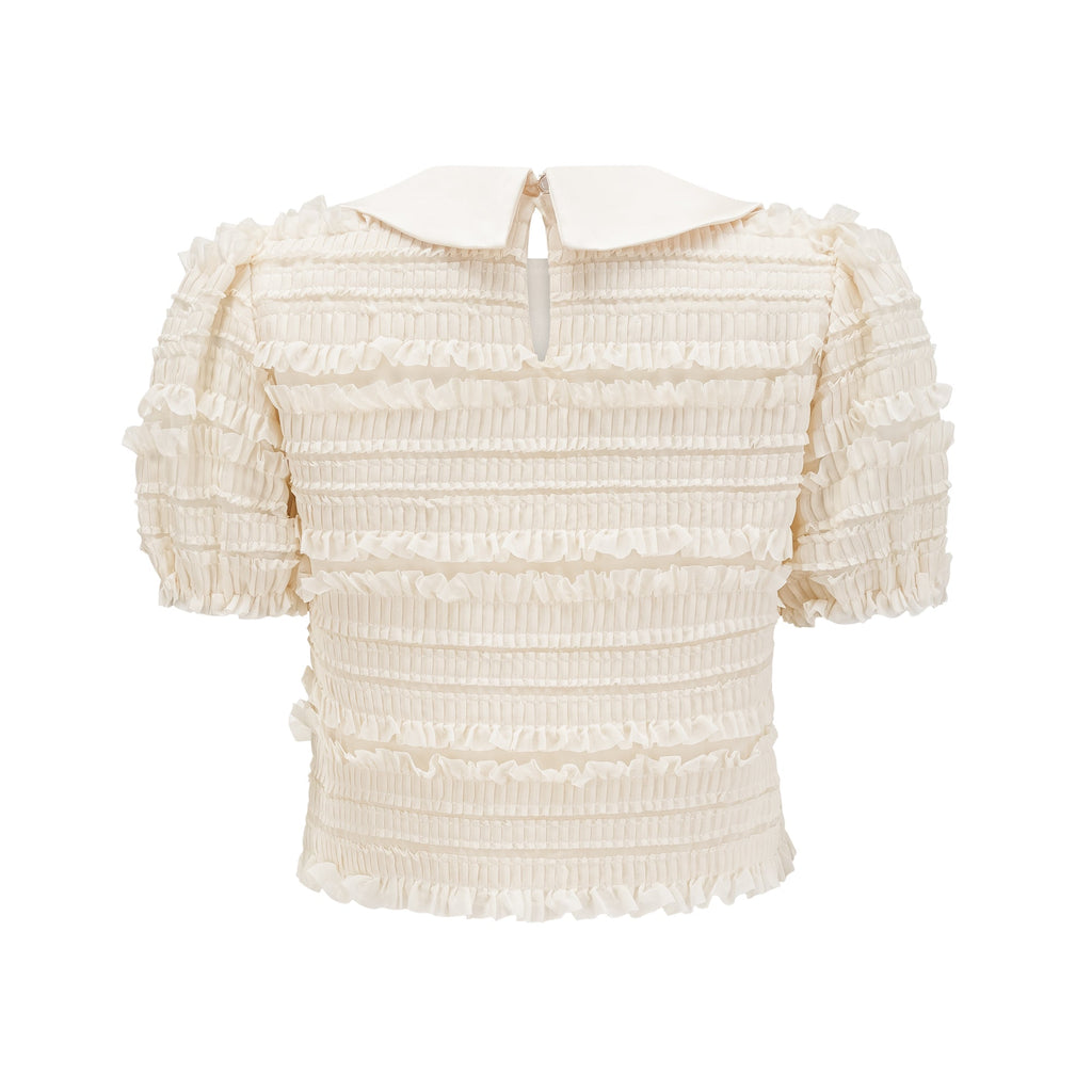 Σετ Ασορτί Μπλούζας Και Φούστας Leonida Με Βολάν