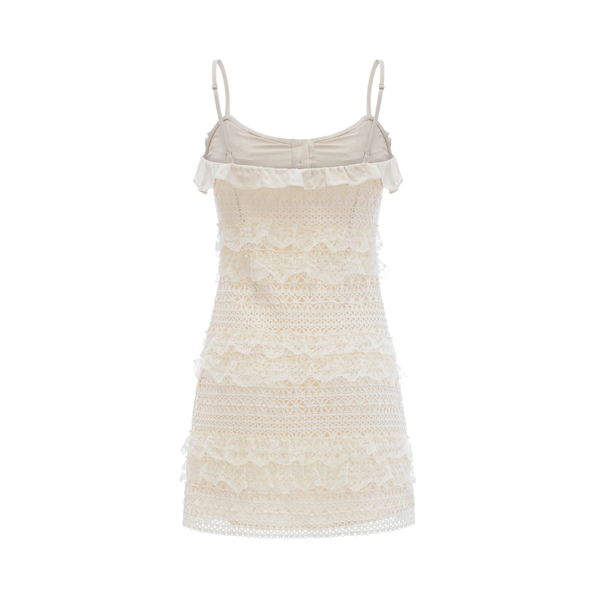 Μίνι Φόρεμα Aurelia Με Δαντέλα Και Βολάν Και Βολάν