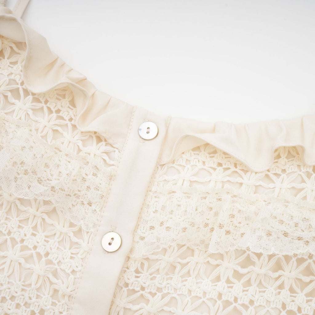 Μίνι Φόρεμα Aurelia Με Δαντέλα Και Βολάν Και Βολάν