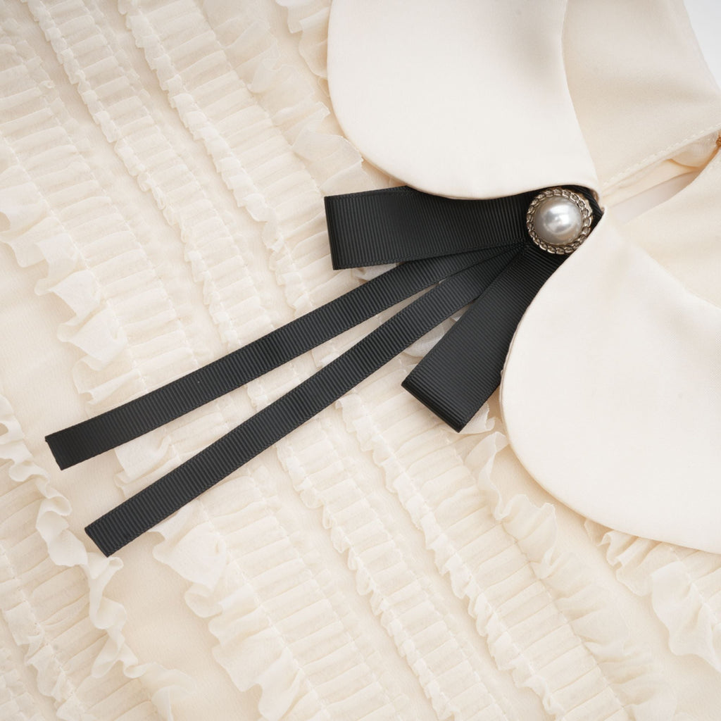 Σετ Ασορτί Μπλούζας Και Φούστας Leonida Με Βολάν