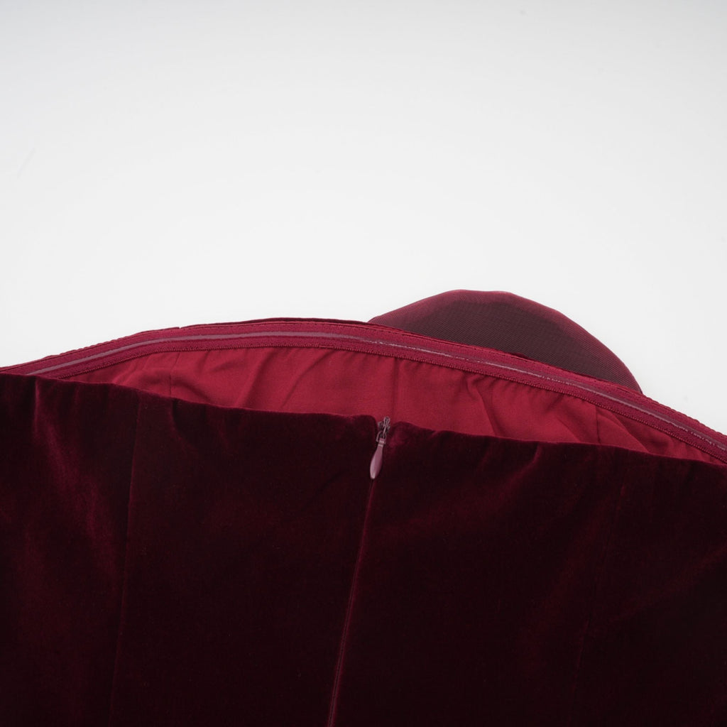 Μίνι Φόρεμα Με Απλικέ Λουλούδια Και Κόκκινο Azura