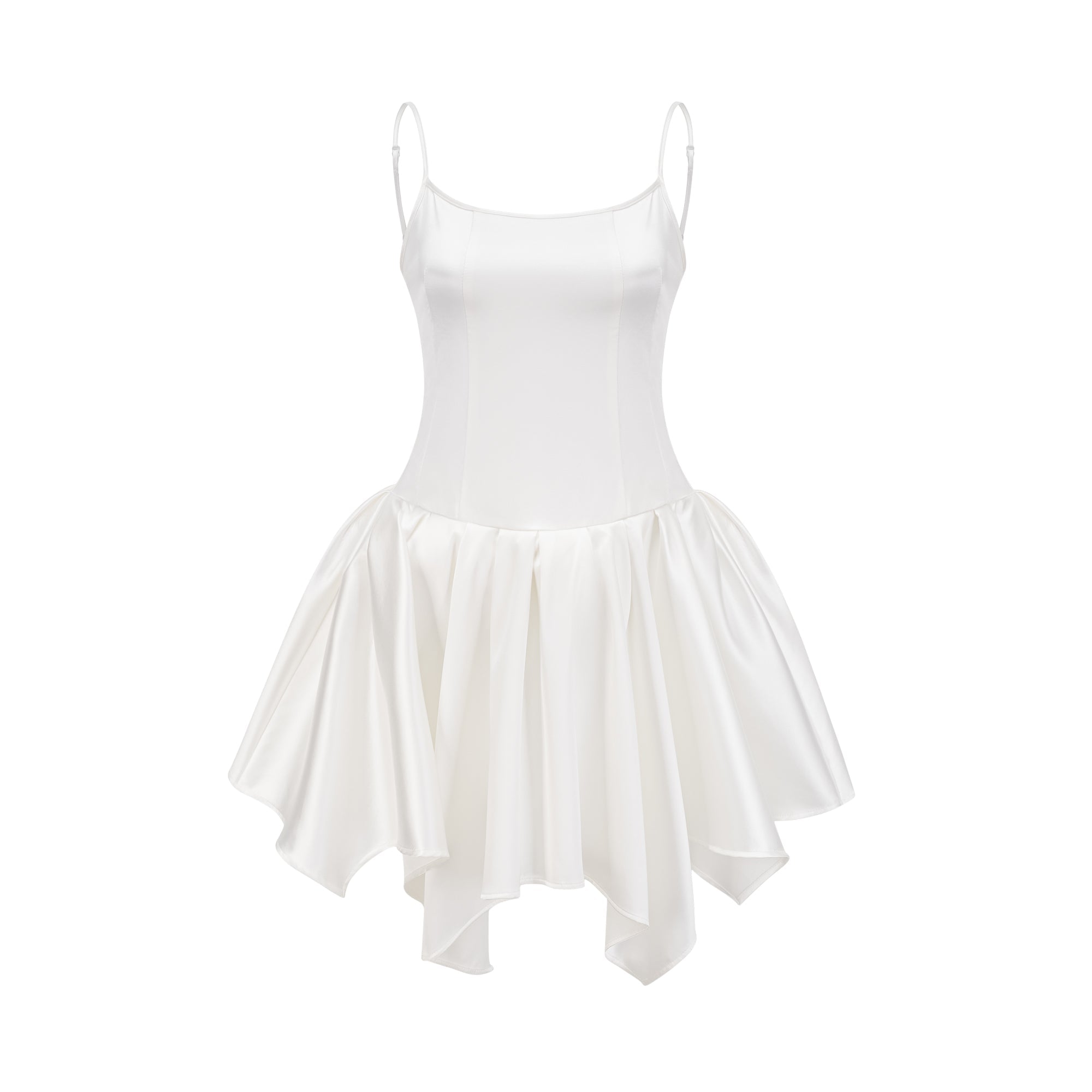 Μίνι Φόρεμα Lanetta Ασύμμετρο Σατέν