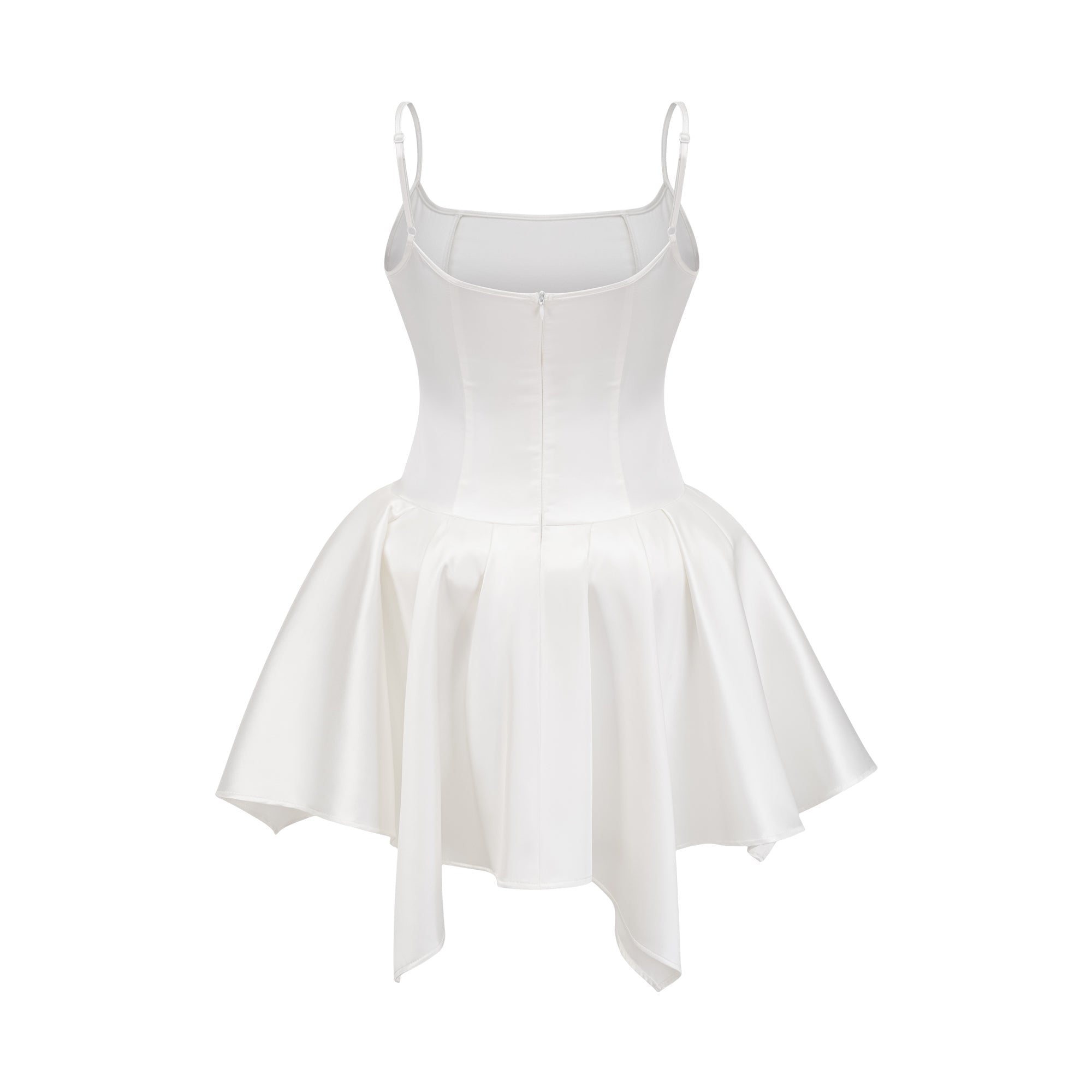 Μίνι Φόρεμα Lanetta Ασύμμετρο Σατέν