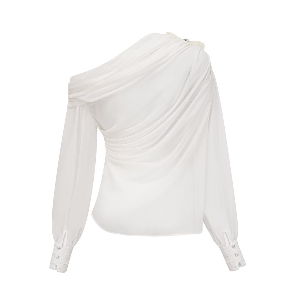 Σετ Μπλούζας Και Φούστας Andrea Από Ασύμμετρο Τούλι