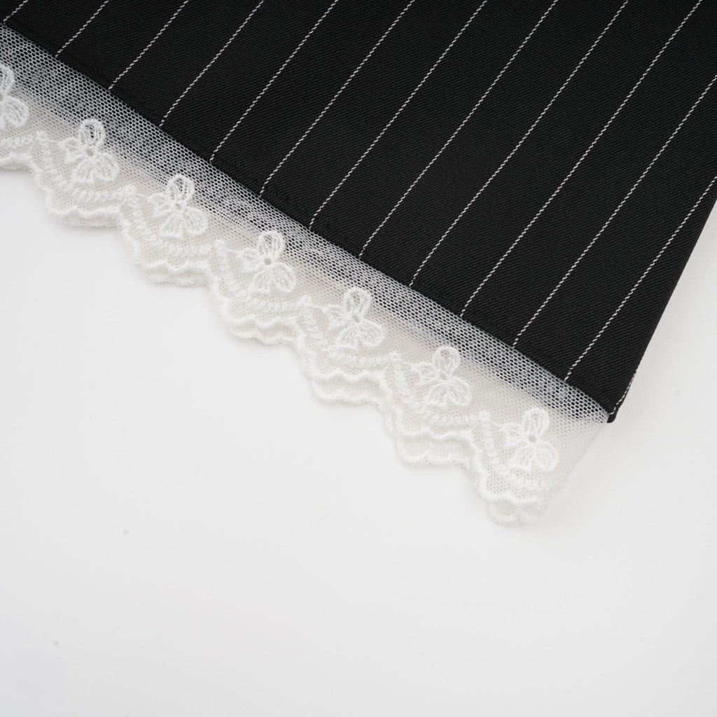 Φούστα Ariane Με Ρίγες Και Στάμπα Σε Γραμμή Α