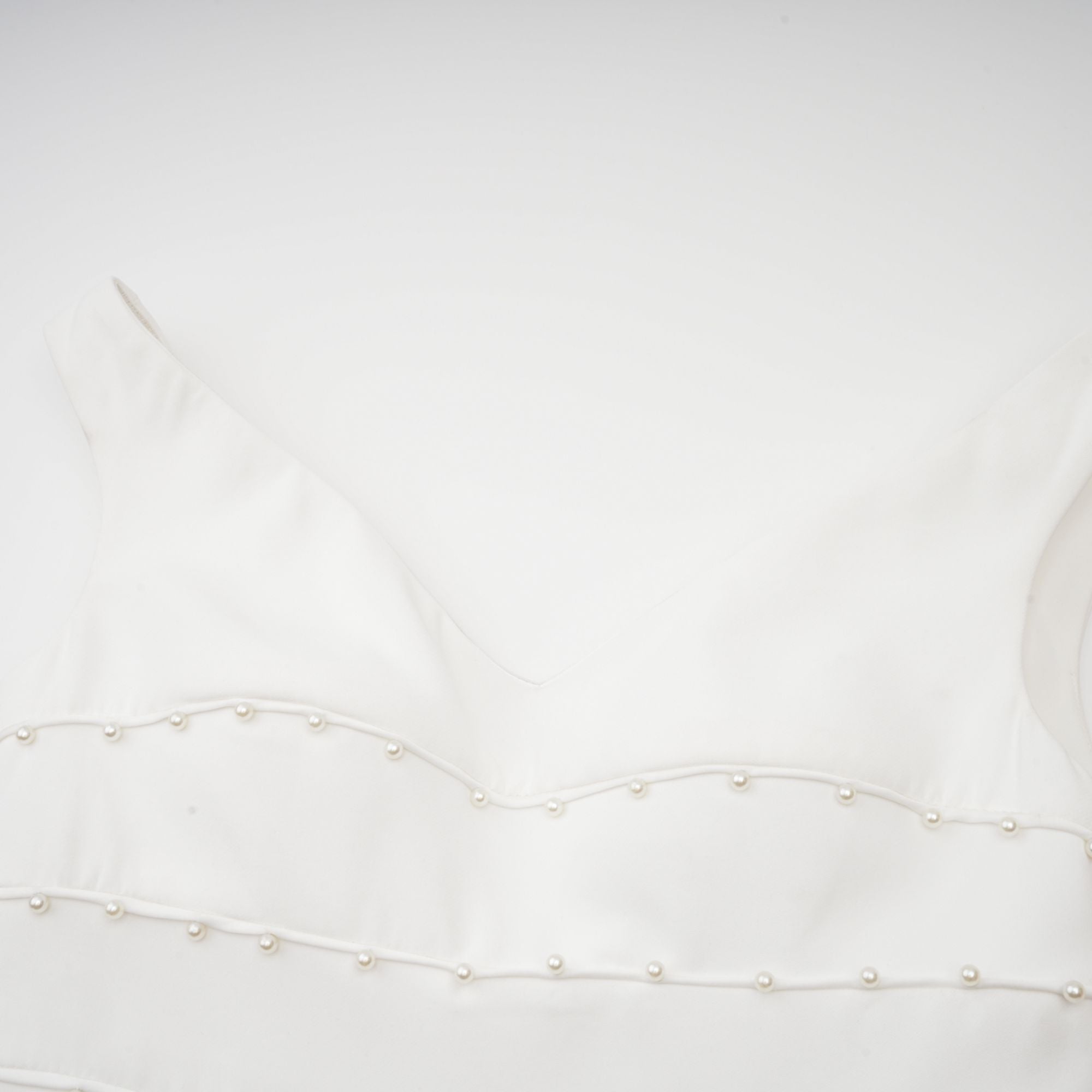 Μίνι Φόρεμα Priscille Με Λευκό Ψεύτικο Πέρλα