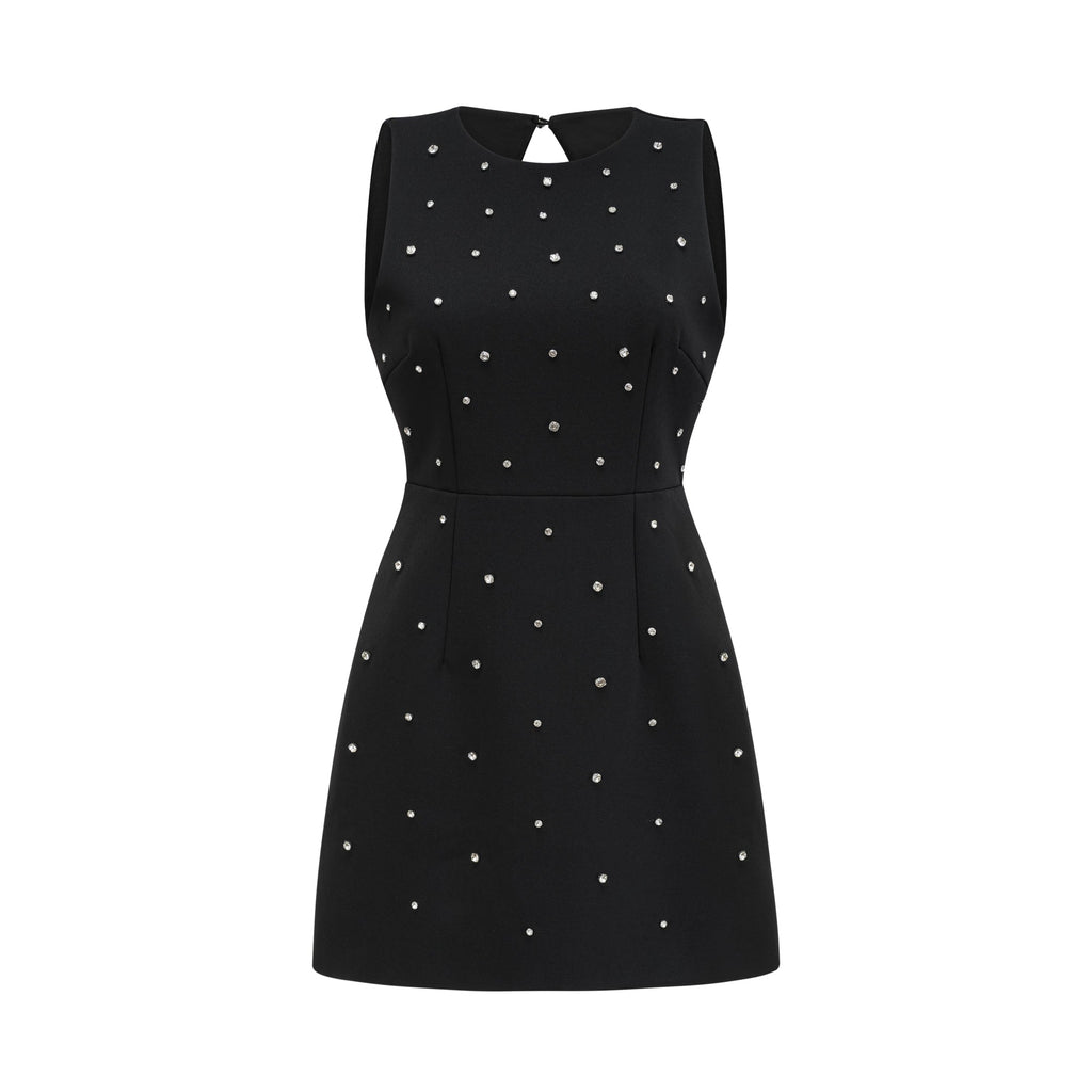 Μίνι Φόρεμα Σε Γραμμή Α Με Κέντημα Κρυστάλλων Penélope