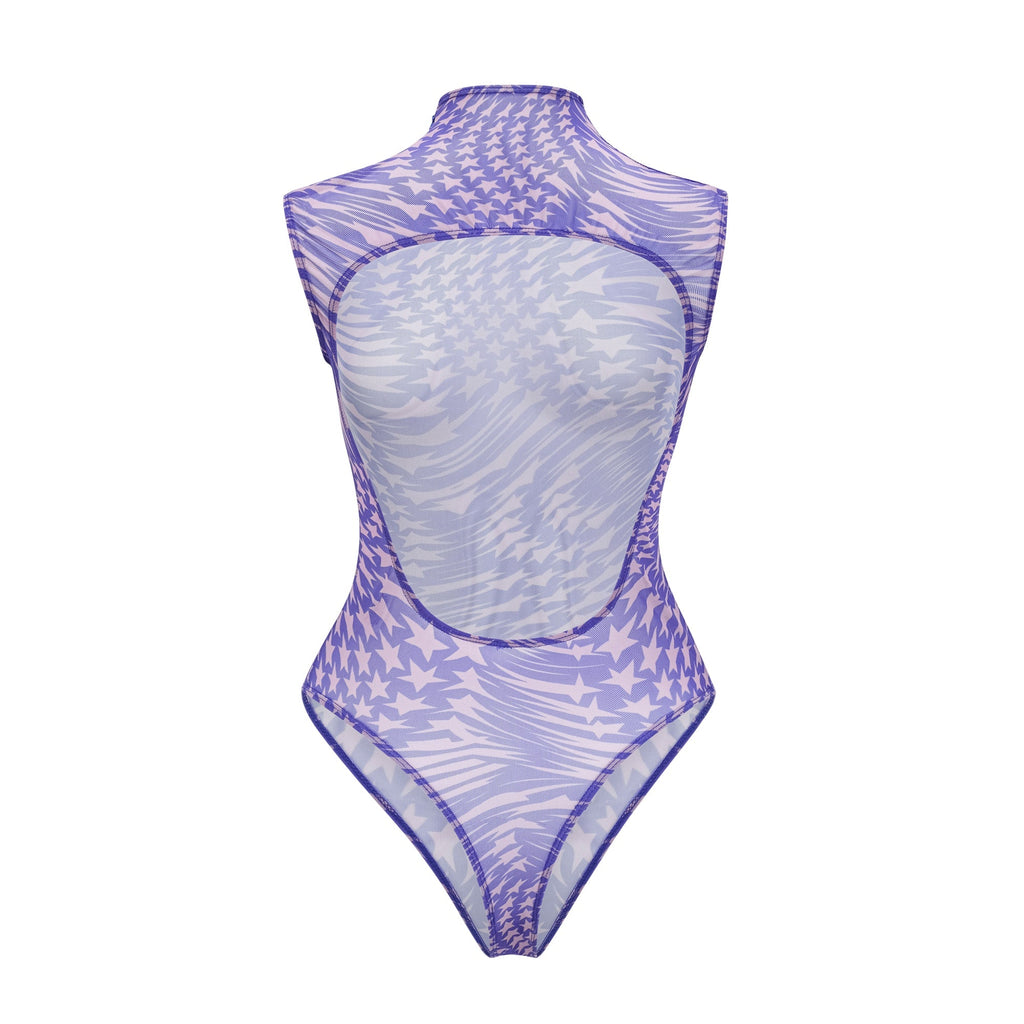 Κορμάκι Με Σχέδιο Lucienne Star Από Πλέγμα