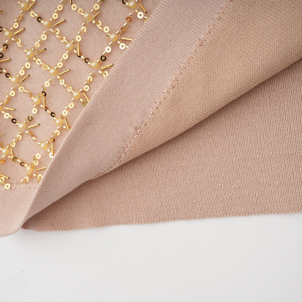 Πλεκτό Γιλέκο Juliette Με Κέντημα Από Ψεύτικες Μαργαριταρένιες Πλεκτές Πέρλες