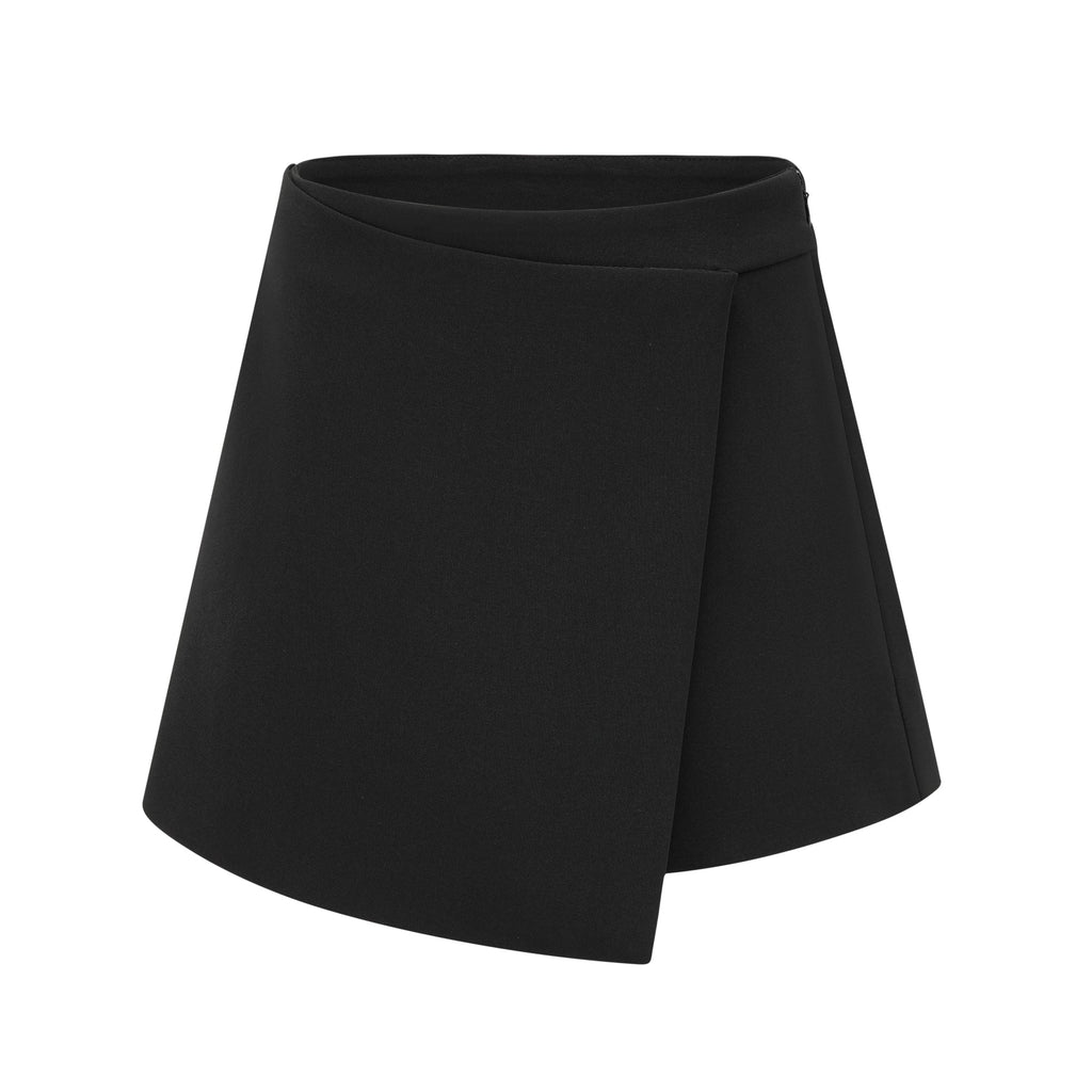 Σετ Ασορτί Μπλούζας Και Σορτς Με Κέντημα Flora Σε Μαύρο Χρώμα