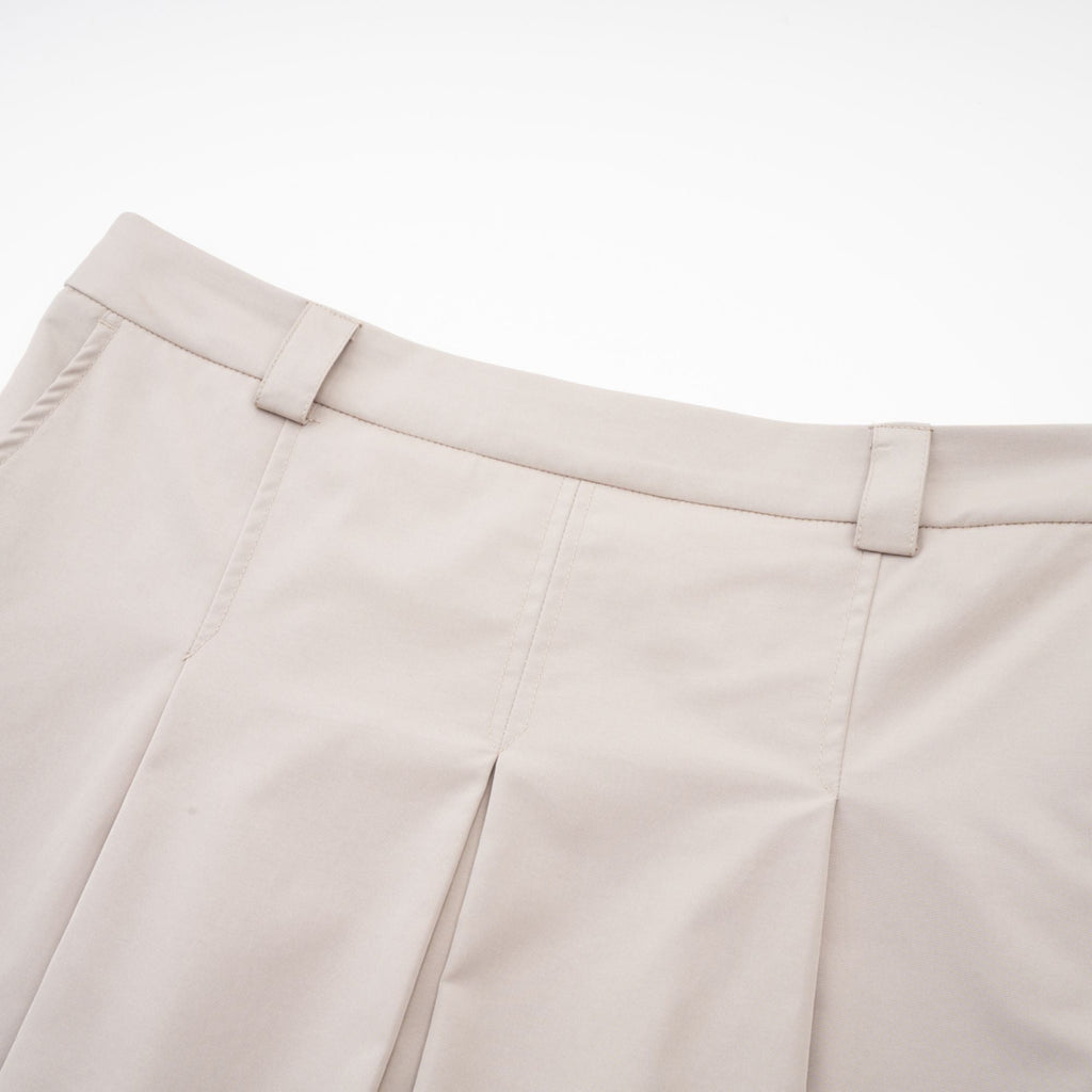 Σετ Paloma Από Μπεζ Βαμβακερό Σακάκι Και Φούστα