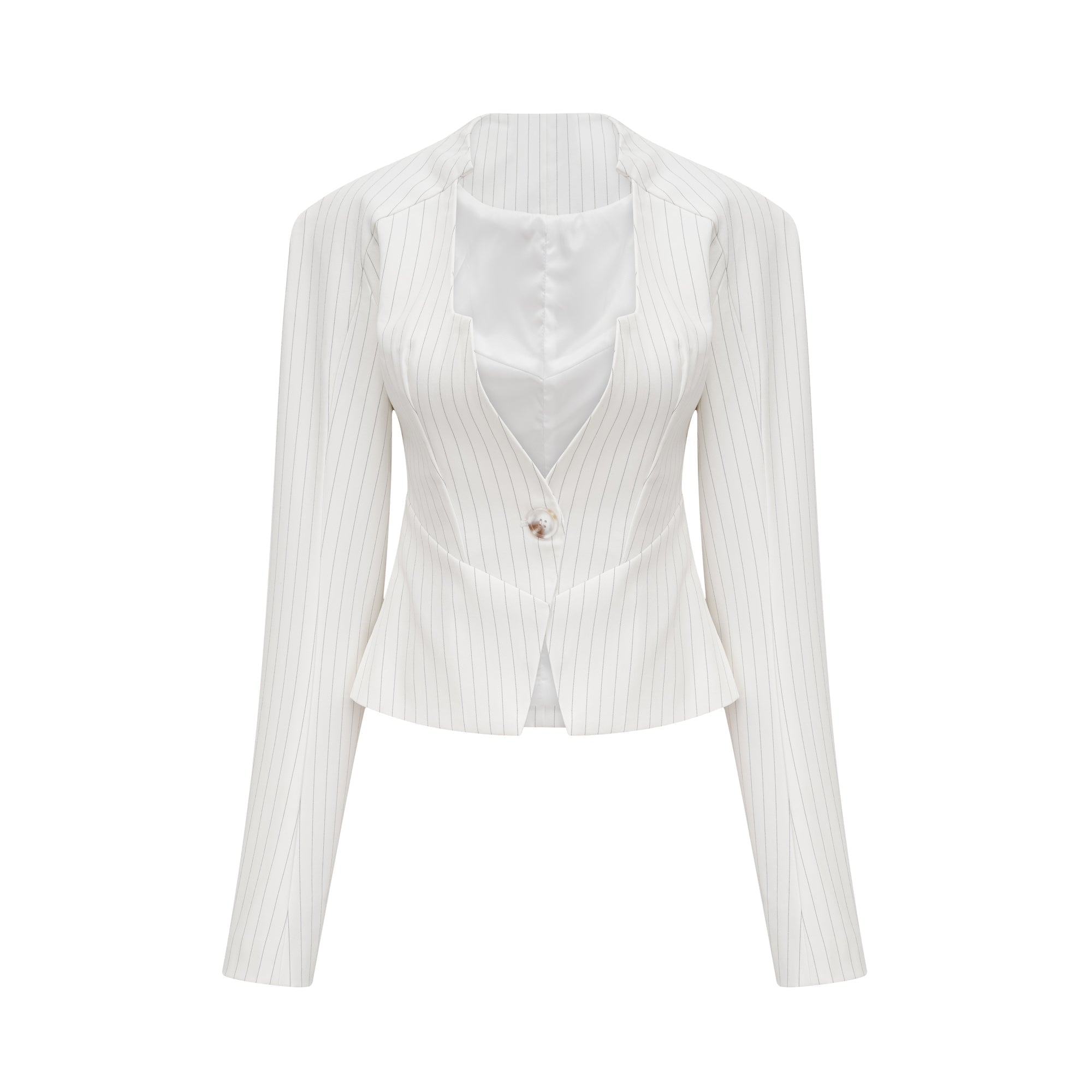 Σετ Ασορτί Τζάκετ Και Σορτς Με Ριγέ Σχέδιο Leola