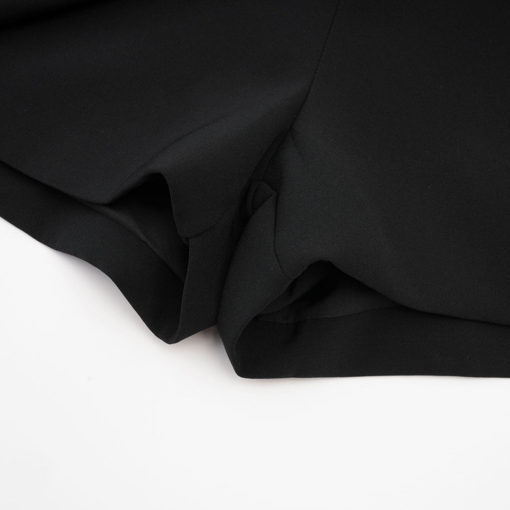 Σετ Ασορτί Μπλούζας Και Σορτς Με Κέντημα Flora Σε Μαύρο Χρώμα