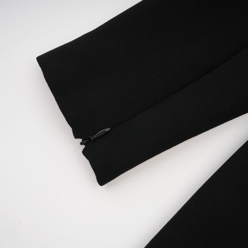 Φόρεμα Μίντι Maëlys Με Μαύρο Κρύσταλλο Και Στολισμό